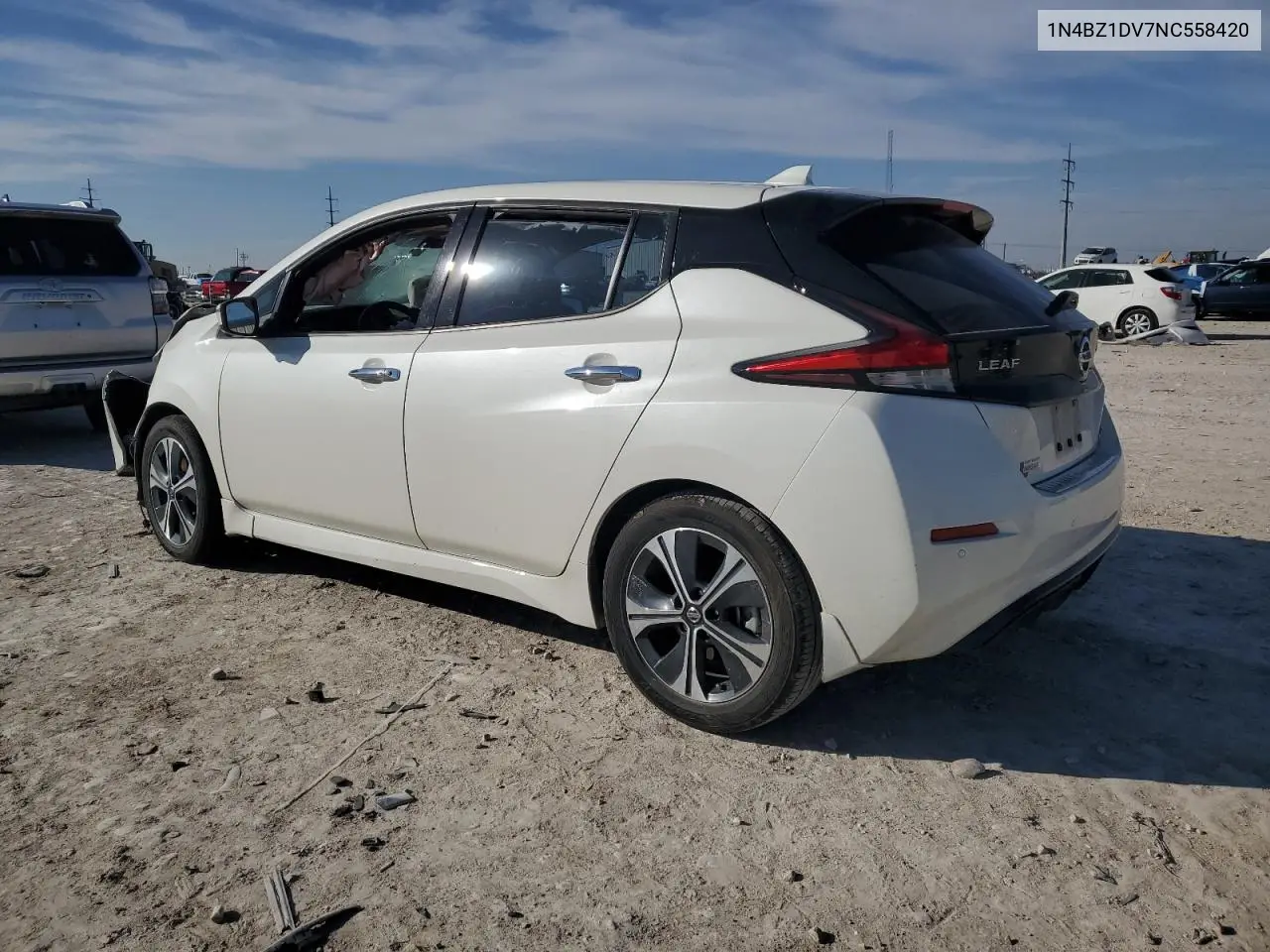 2022 Nissan Leaf Sl Plus VIN: 1N4BZ1DV7NC558420 Lot: 45716905