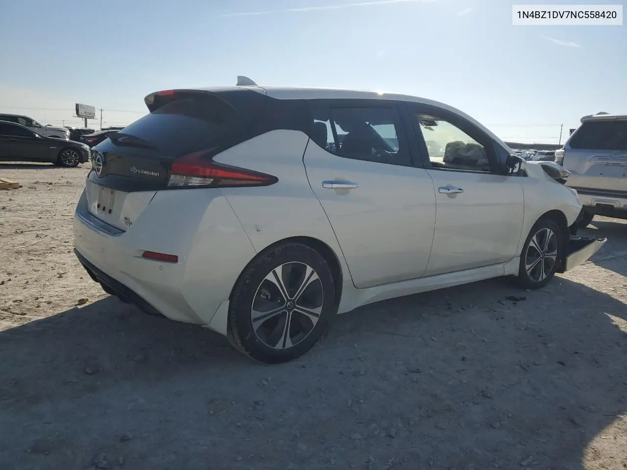 2022 Nissan Leaf Sl Plus VIN: 1N4BZ1DV7NC558420 Lot: 45716905