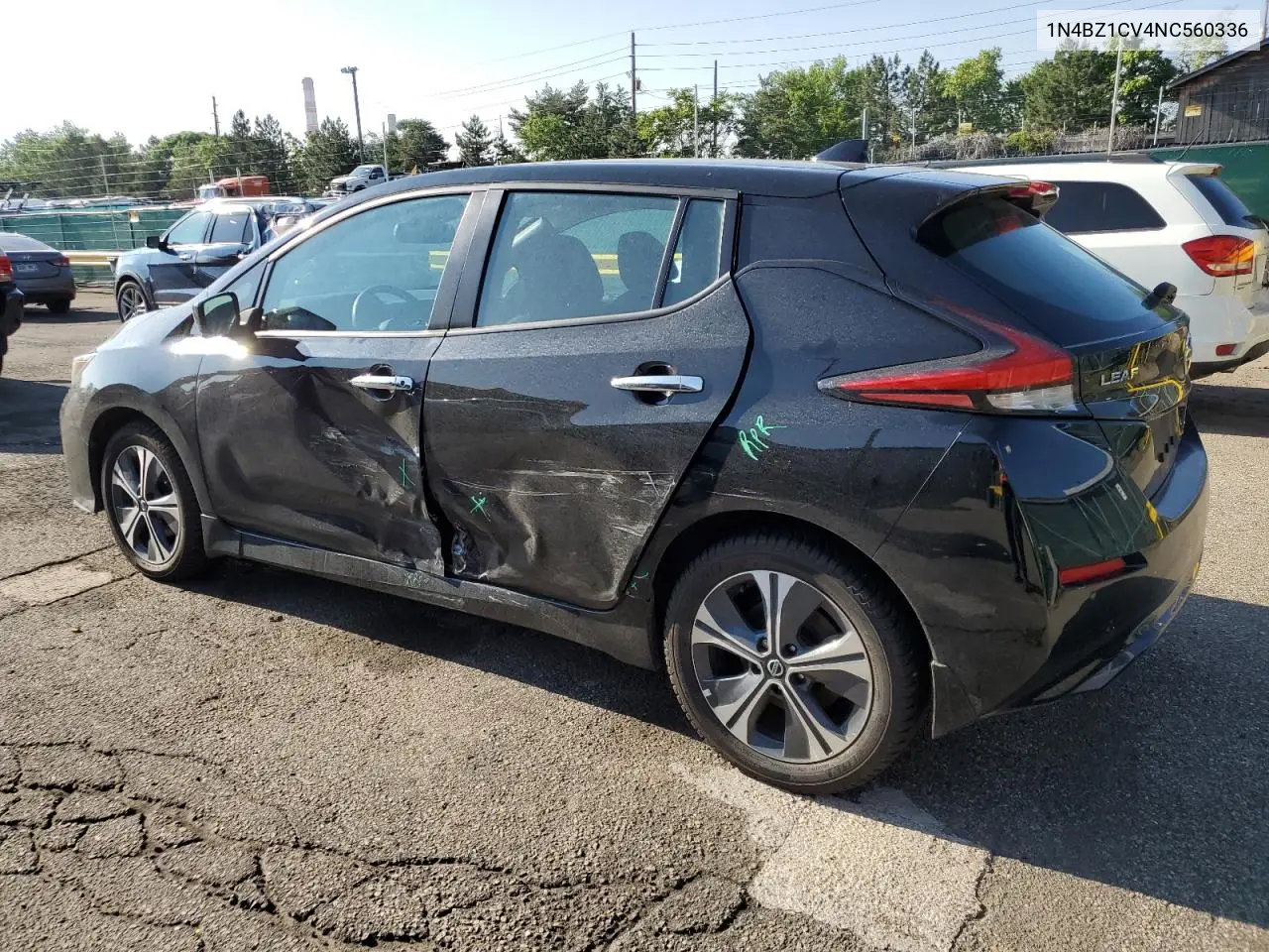 2022 Nissan Leaf Sv Plus VIN: 1N4BZ1CV4NC560336 Lot: 59525105