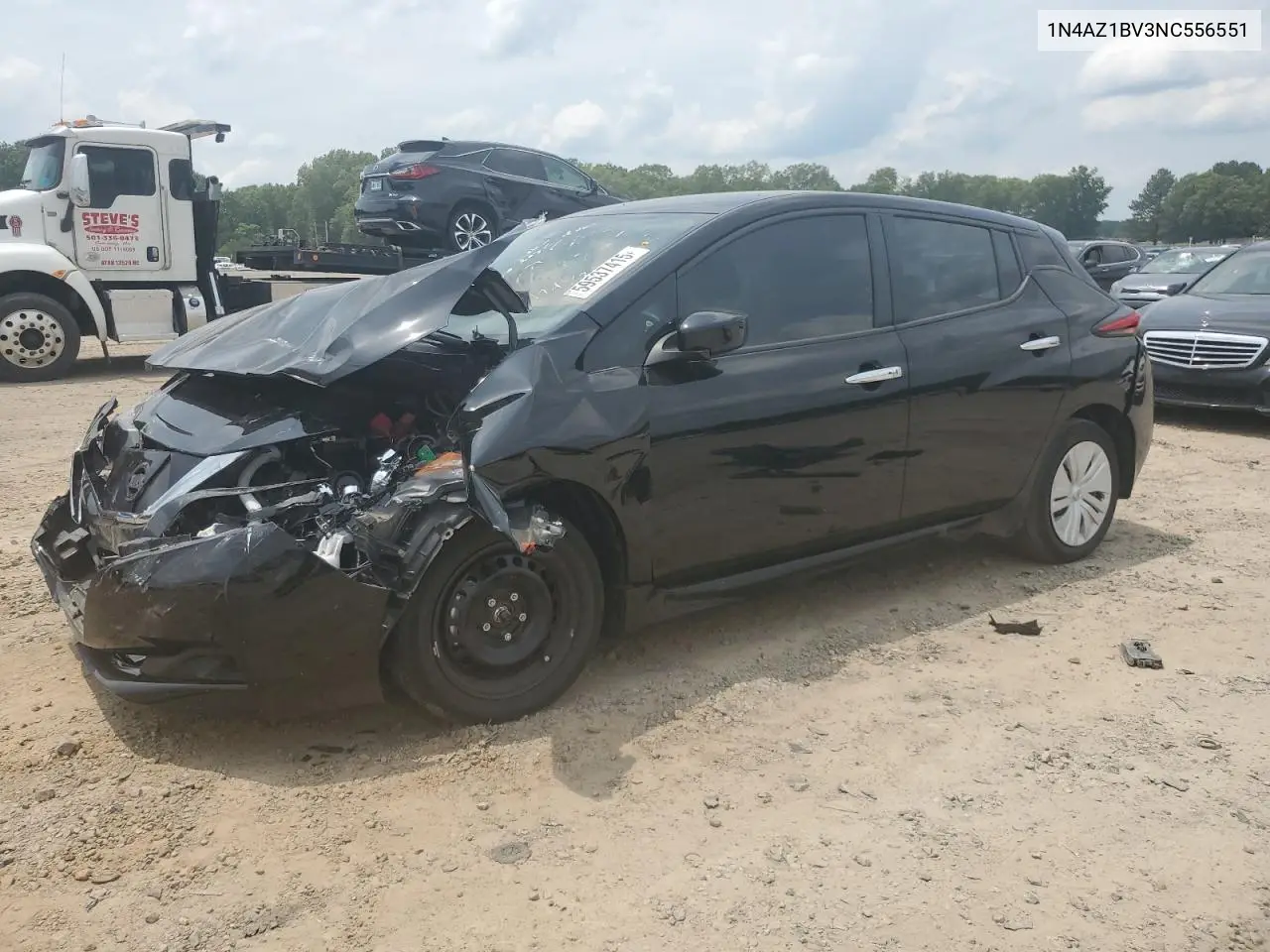 2022 Nissan Leaf S VIN: 1N4AZ1BV3NC556551 Lot: 59537415