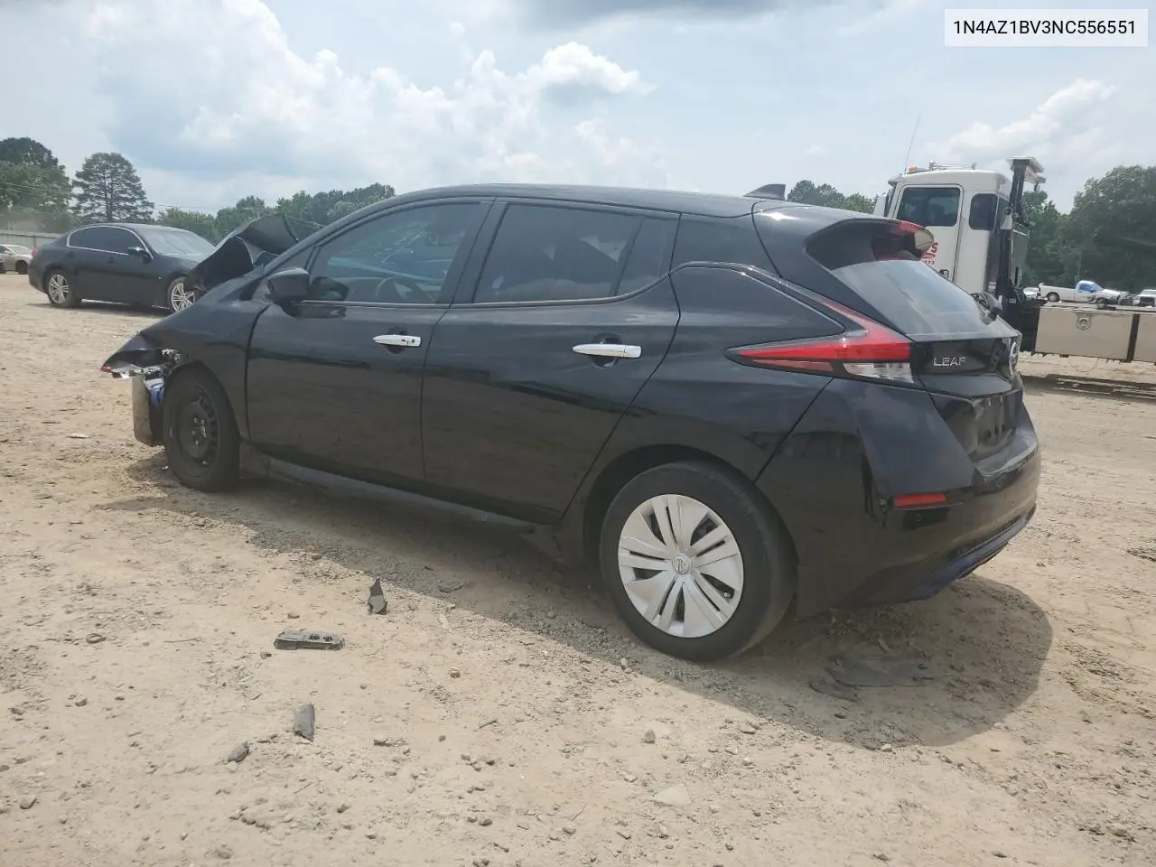 2022 Nissan Leaf S VIN: 1N4AZ1BV3NC556551 Lot: 59537415