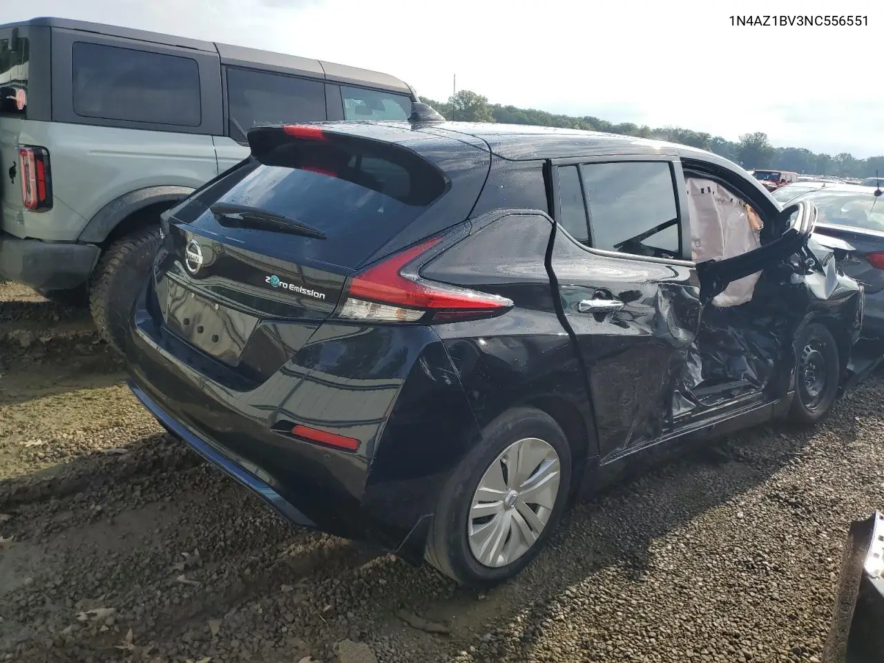 2022 Nissan Leaf S VIN: 1N4AZ1BV3NC556551 Lot: 59537415