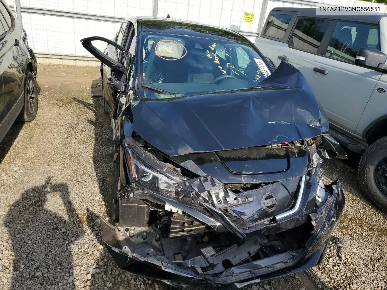 2022 Nissan Leaf S VIN: 1N4AZ1BV3NC556551 Lot: 59537415