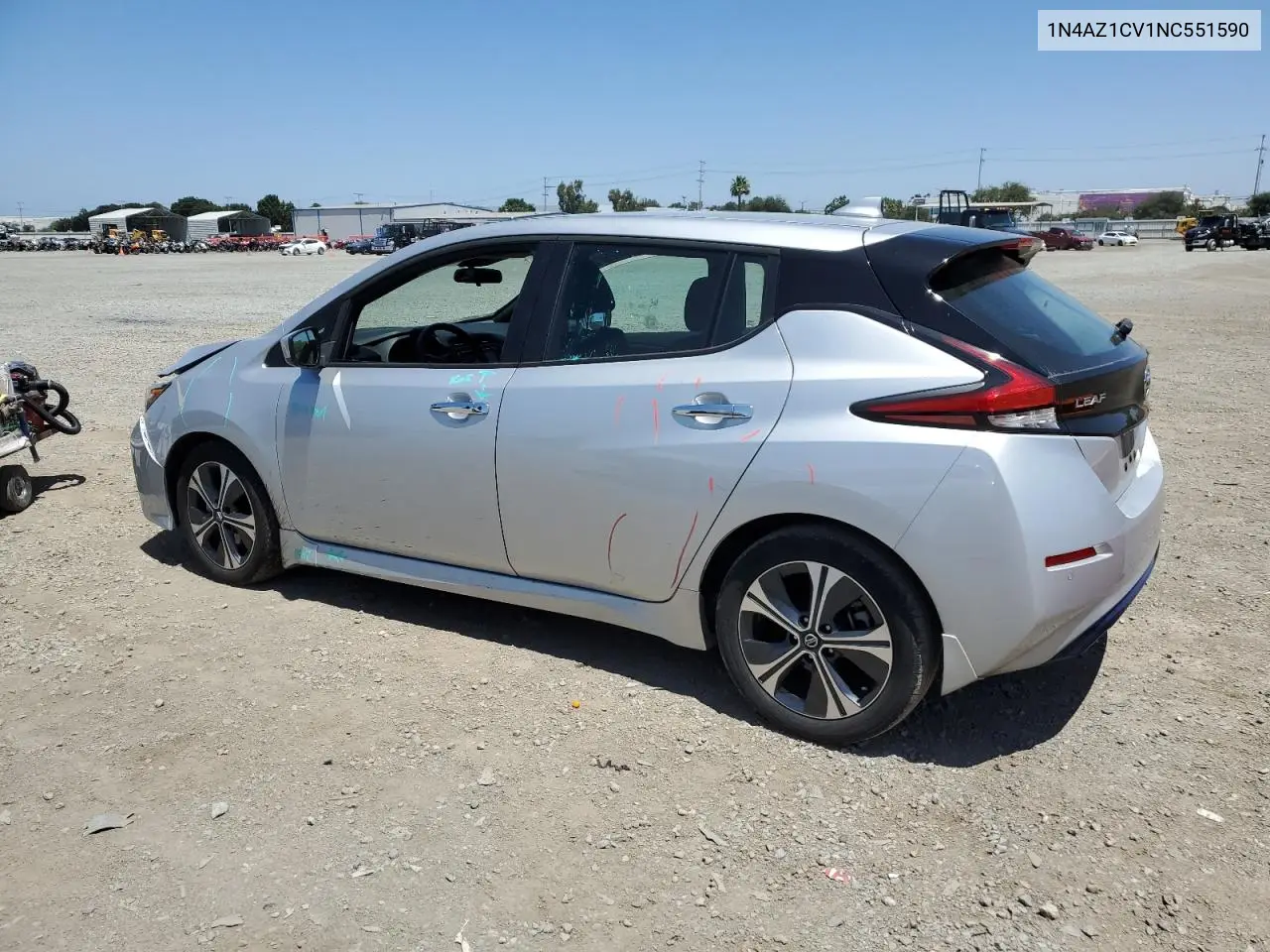2022 Nissan Leaf Sv VIN: 1N4AZ1CV1NC551590 Lot: 60899735