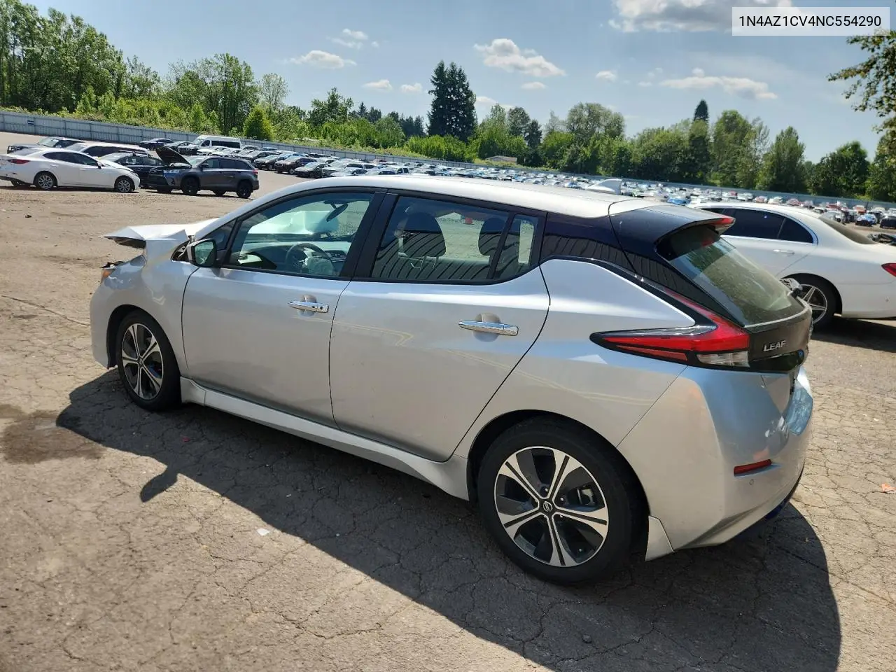 2022 Nissan Leaf Sv VIN: 1N4AZ1CV4NC554290 Lot: 61042995