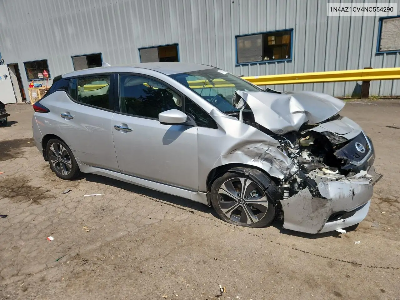 2022 Nissan Leaf Sv VIN: 1N4AZ1CV4NC554290 Lot: 61042995
