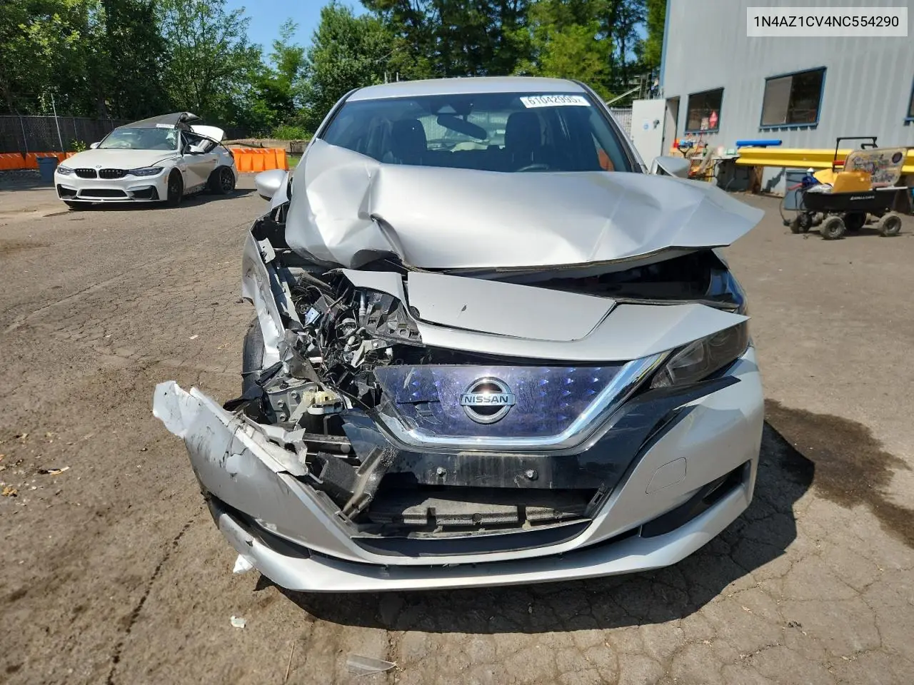2022 Nissan Leaf Sv VIN: 1N4AZ1CV4NC554290 Lot: 61042995