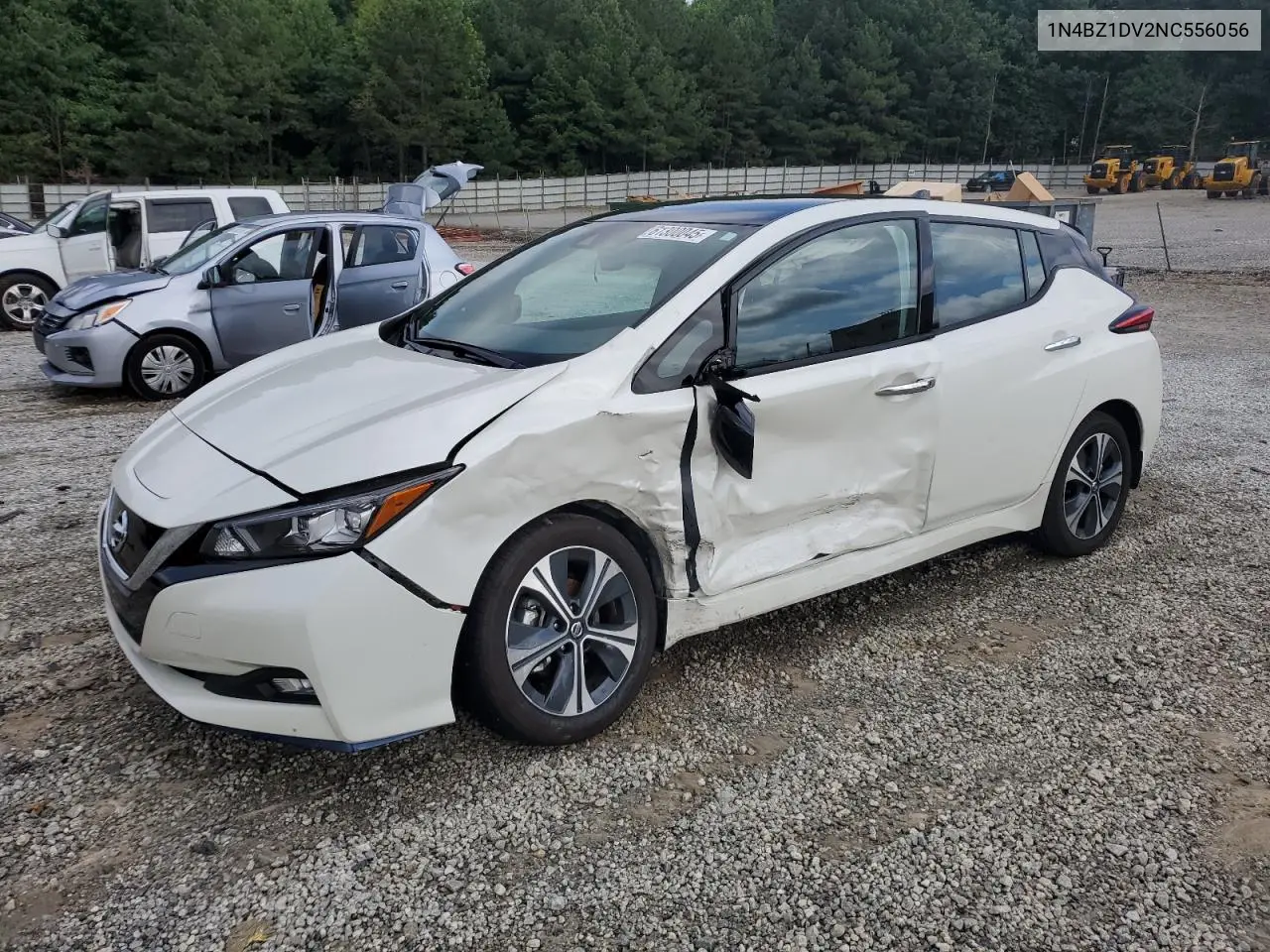 2022 Nissan Leaf Sl Plus VIN: 1N4BZ1DV2NC556056 Lot: 61300045
