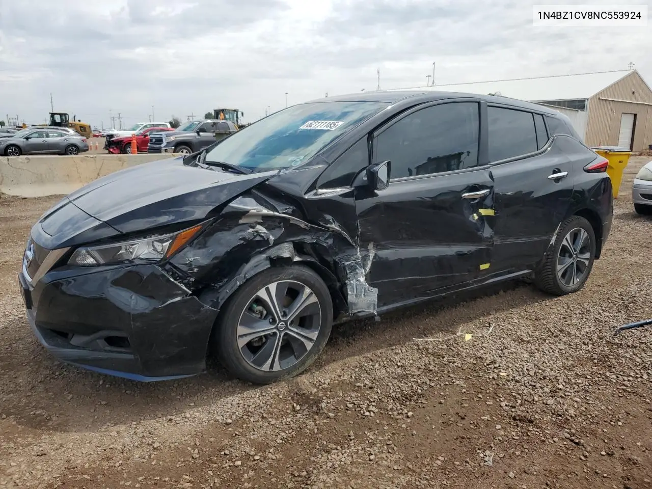 2022 Nissan Leaf Sv Plus VIN: 1N4BZ1CV8NC553924 Lot: 62111185