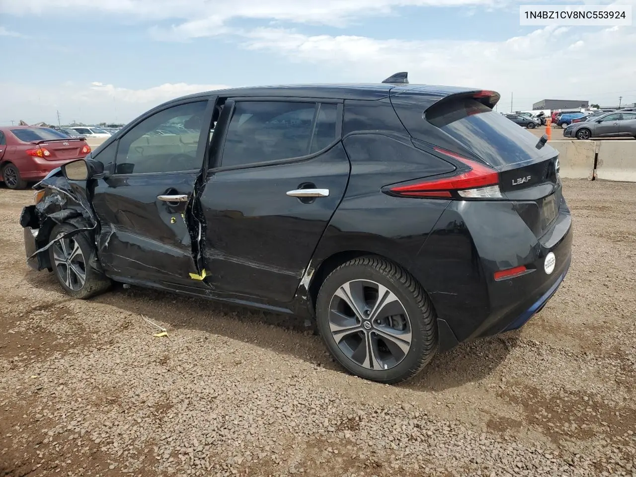 2022 Nissan Leaf Sv Plus VIN: 1N4BZ1CV8NC553924 Lot: 62111185