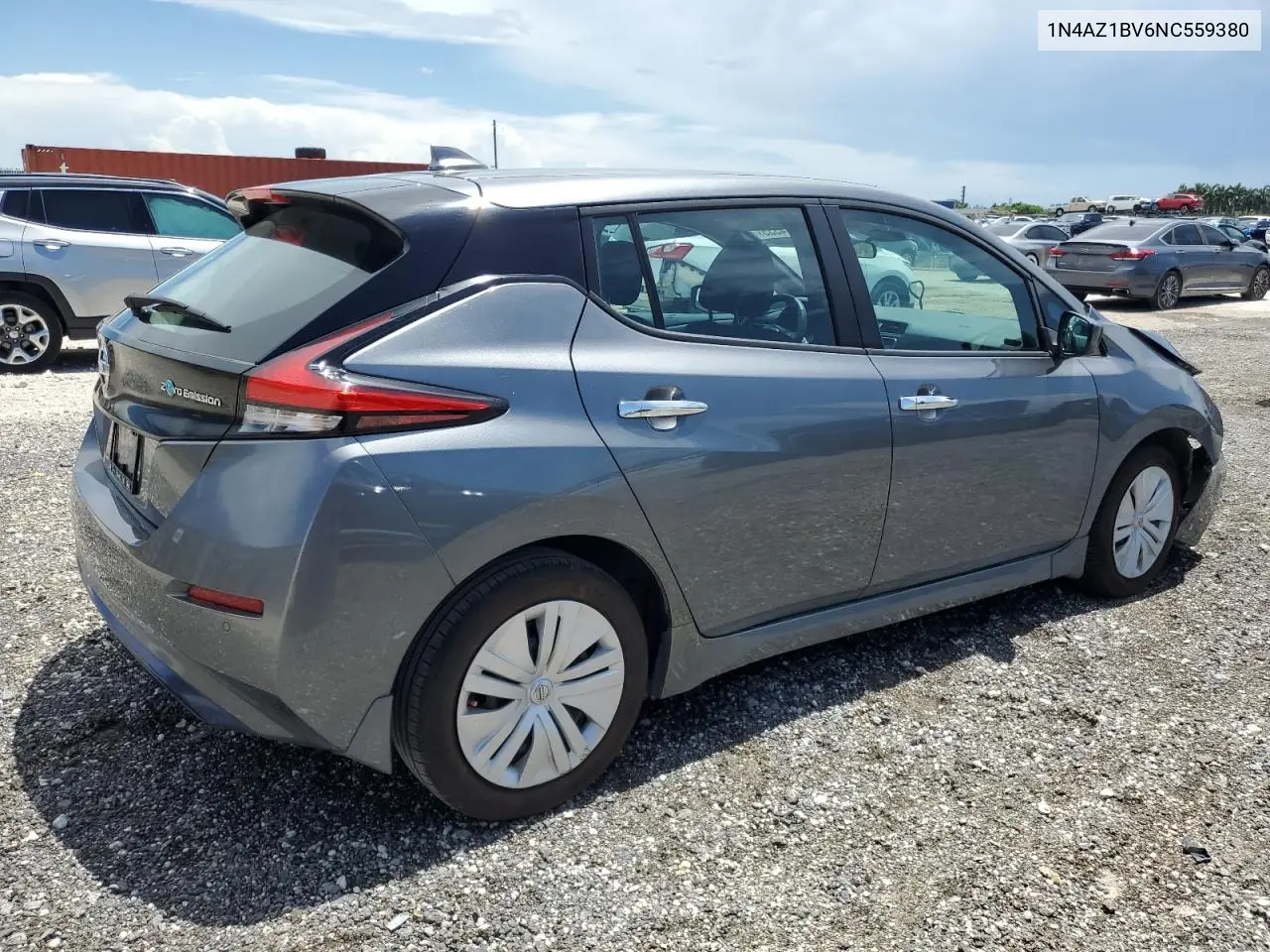 2022 Nissan Leaf S VIN: 1N4AZ1BV6NC559380 Lot: 62304335