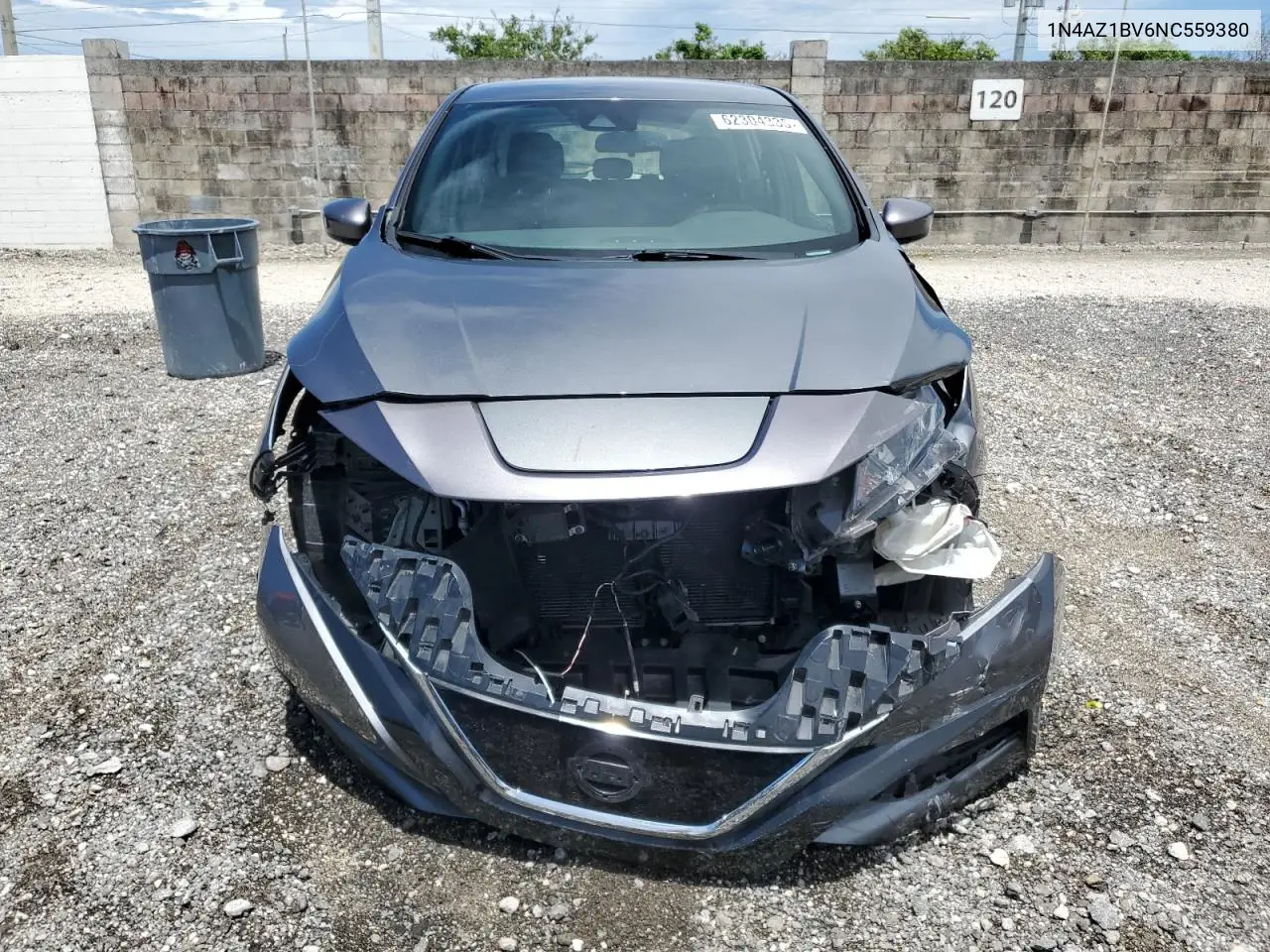 2022 Nissan Leaf S VIN: 1N4AZ1BV6NC559380 Lot: 62304335