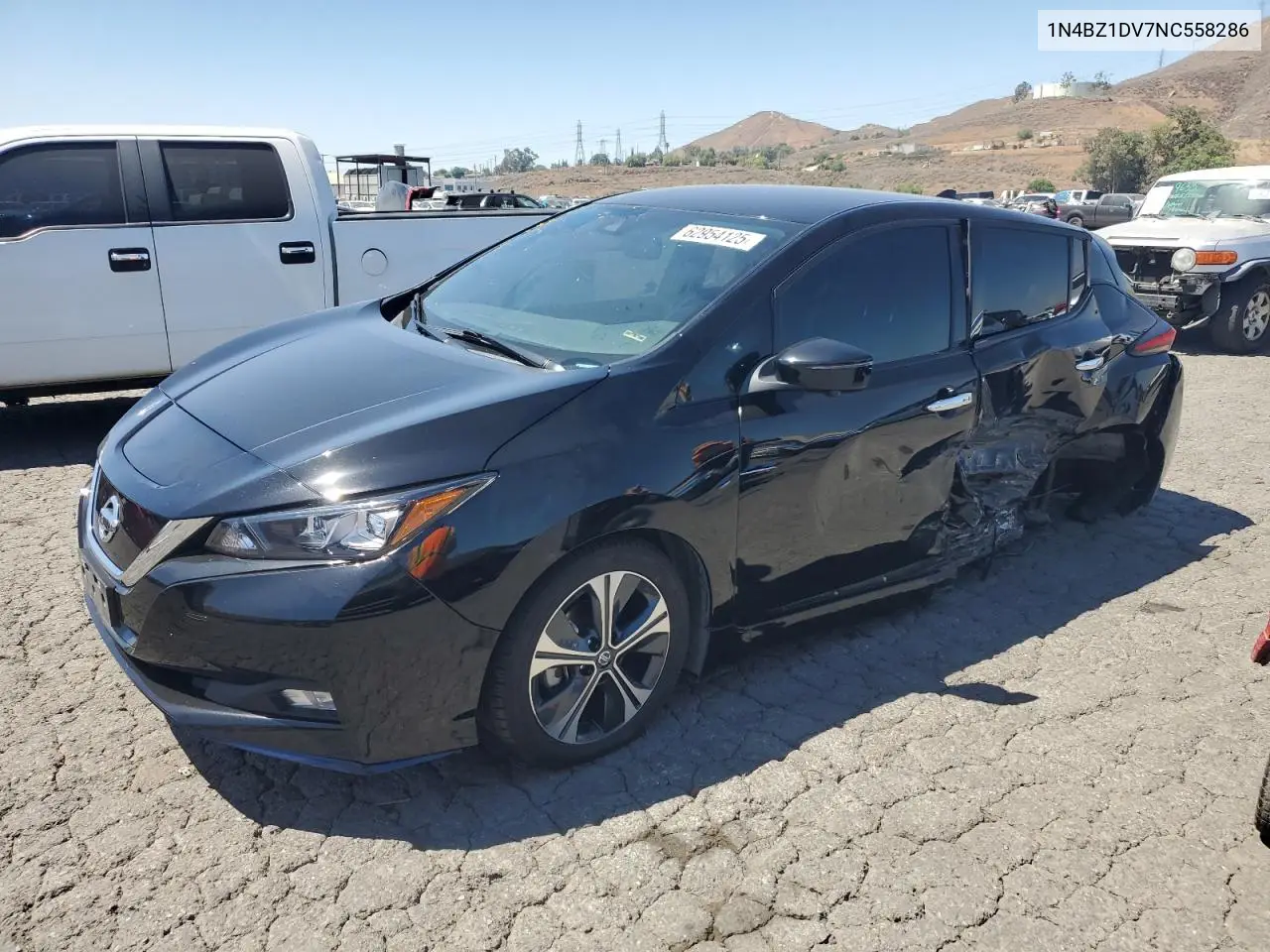 2022 Nissan Leaf Sl Plus VIN: 1N4BZ1DV7NC558286 Lot: 62954125