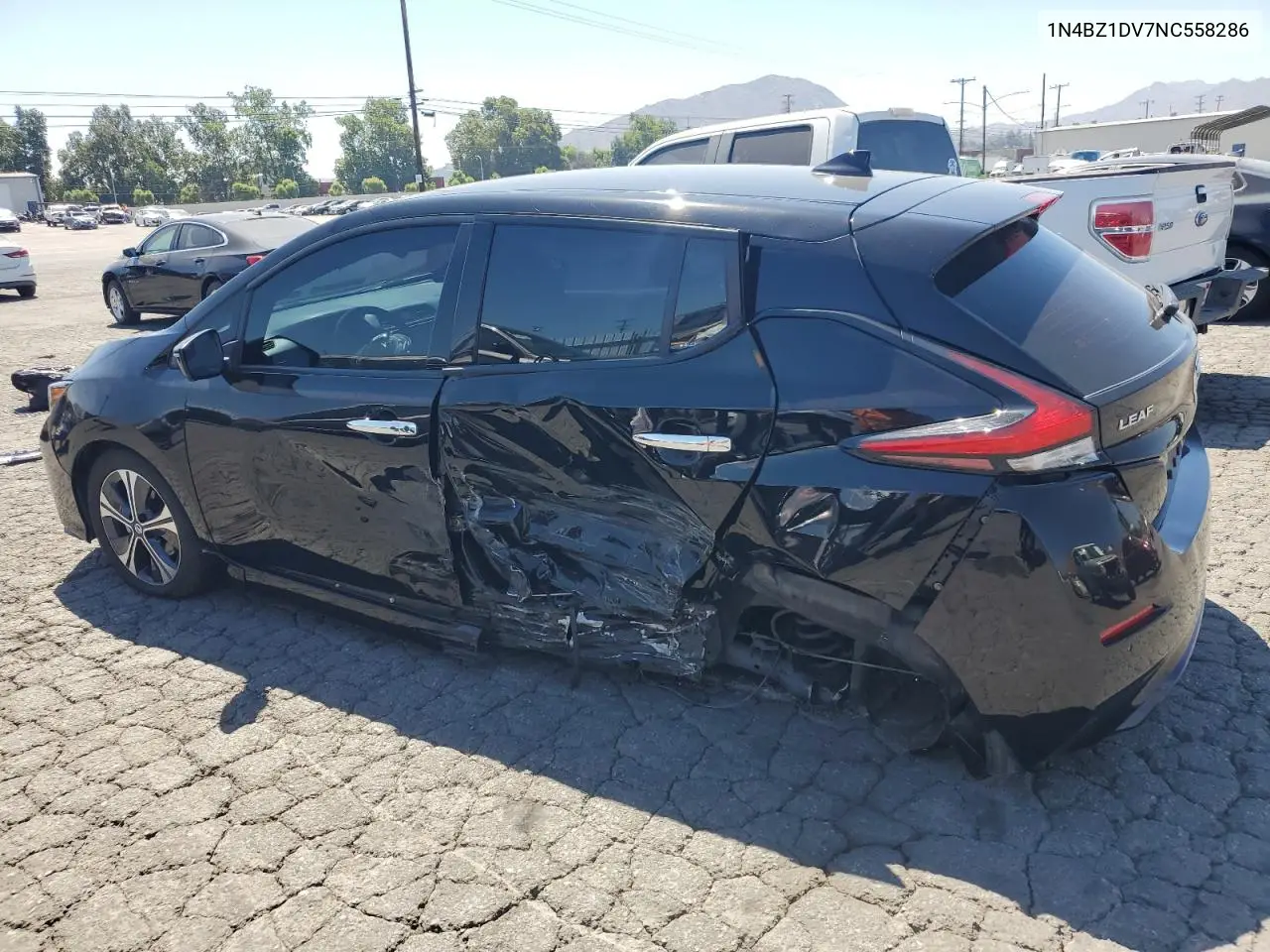 2022 Nissan Leaf Sl Plus VIN: 1N4BZ1DV7NC558286 Lot: 62954125