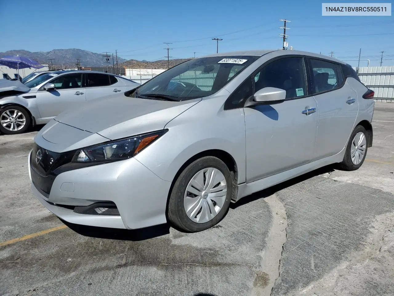 2024 Nissan Leaf S VIN: 1N4AZ1BV8RC550511 Lot: 63071925