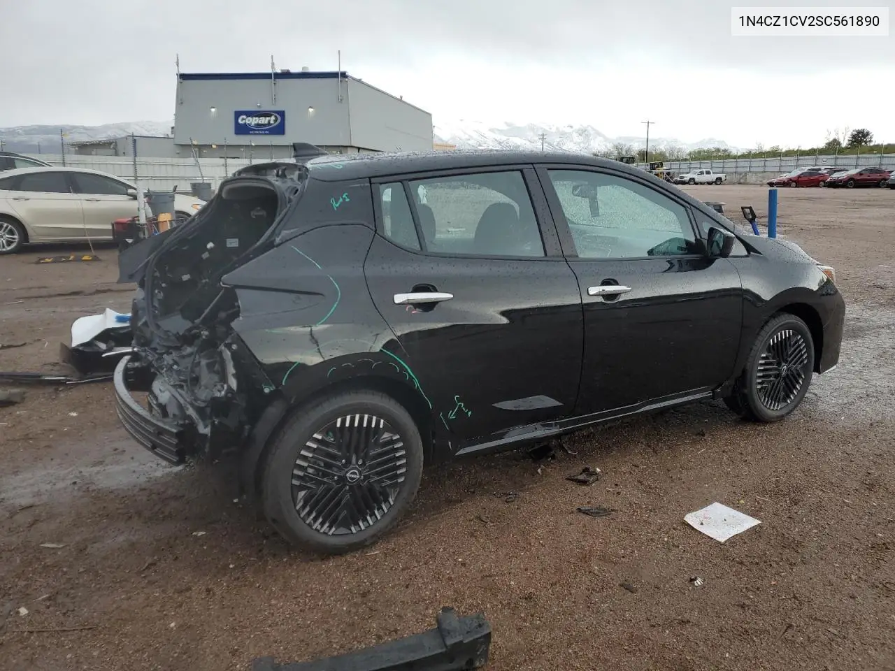 2025 Nissan Leaf Sv Plus VIN: 1N4CZ1CV2SC561890 Lot: 55741435