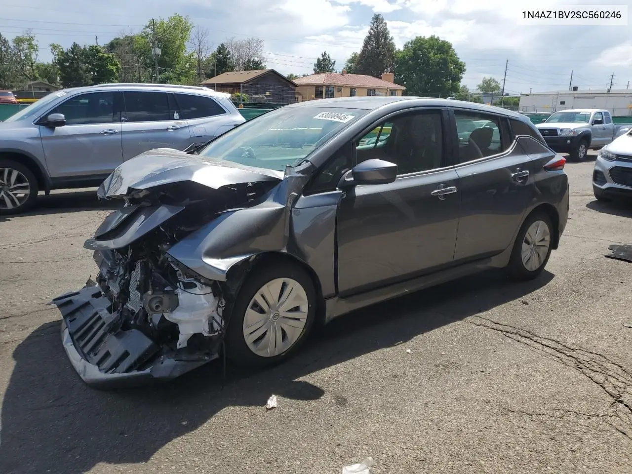 2025 Nissan Leaf S VIN: 1N4AZ1BV2SC560246 Lot: 63008945