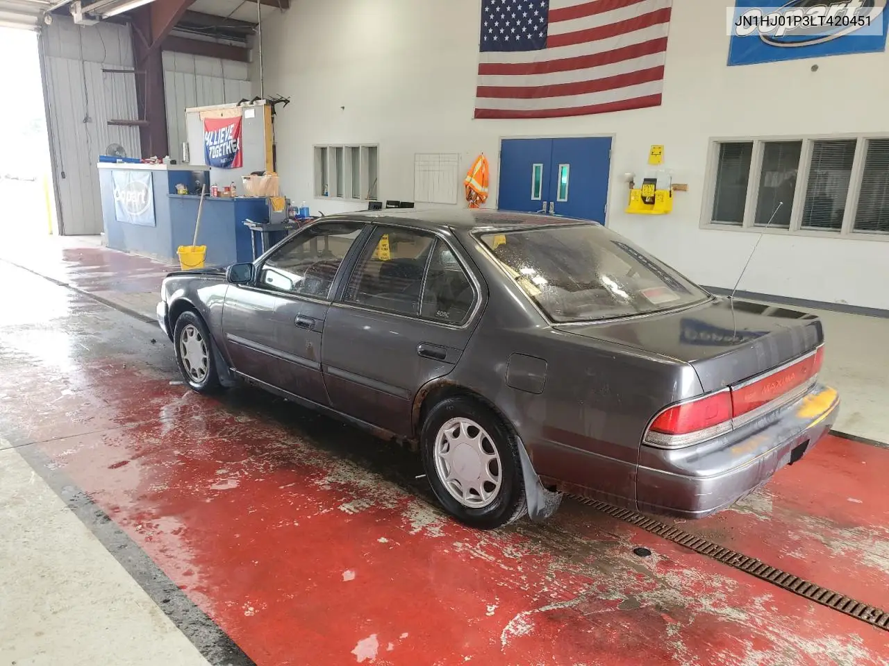 1990 Nissan Maxima VIN: JN1HJ01P3LT420451 Lot: 60822275