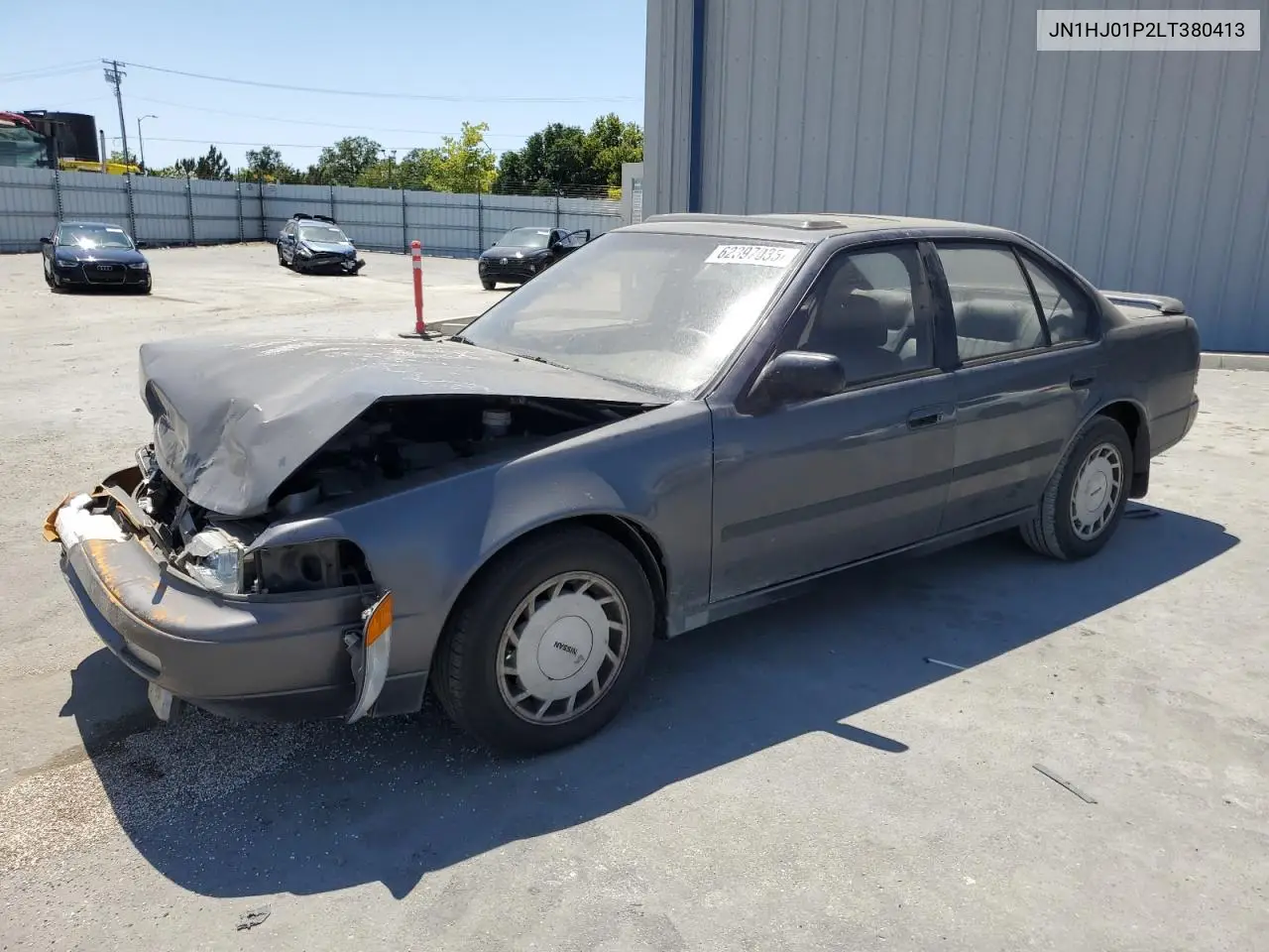 1990 Nissan Maxima VIN: JN1HJ01P2LT380413 Lot: 62397035