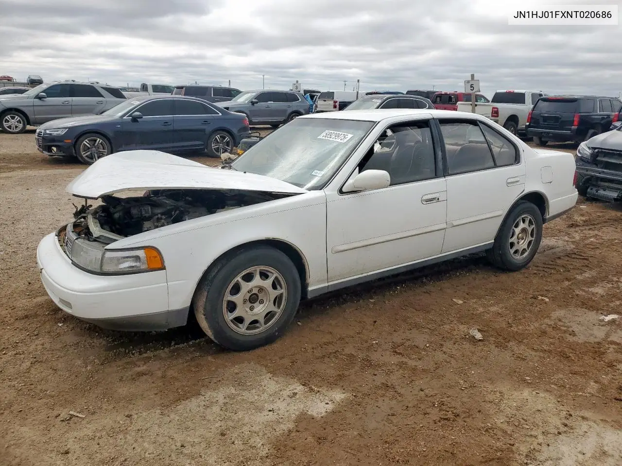 1992 Nissan Maxima Gxe VIN: JN1HJ01FXNT020686 Lot: 58929975