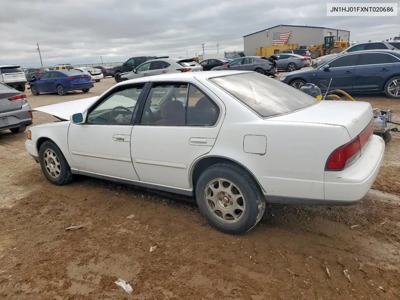 1992 Nissan Maxima Gxe VIN: JN1HJ01FXNT020686 Lot: 58929975
