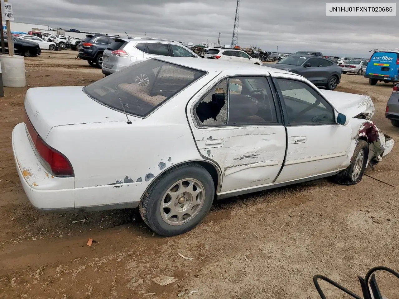 1992 Nissan Maxima Gxe VIN: JN1HJ01FXNT020686 Lot: 58929975