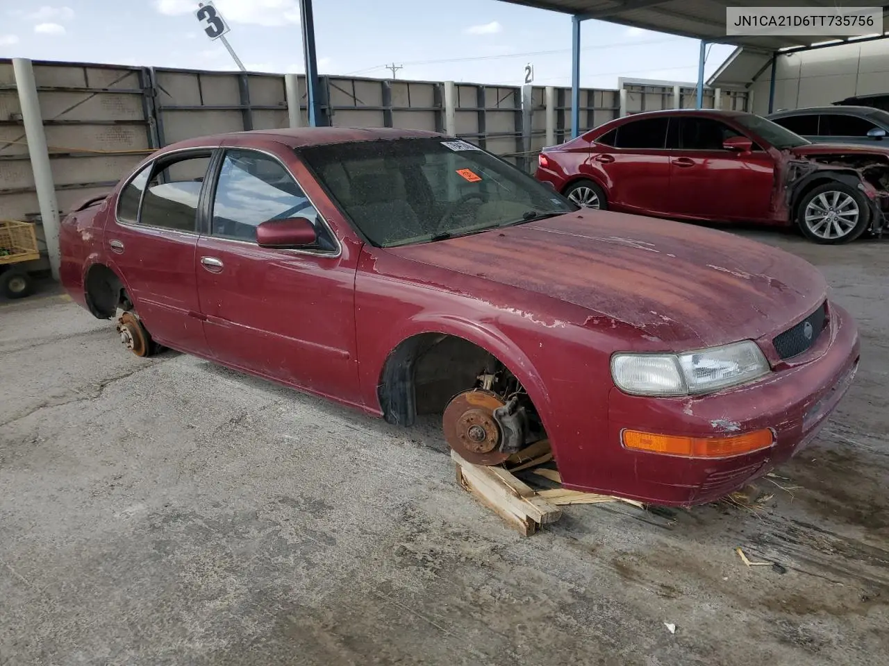 1996 Nissan Maxima Gle VIN: JN1CA21D6TT735756 Lot: 52925555