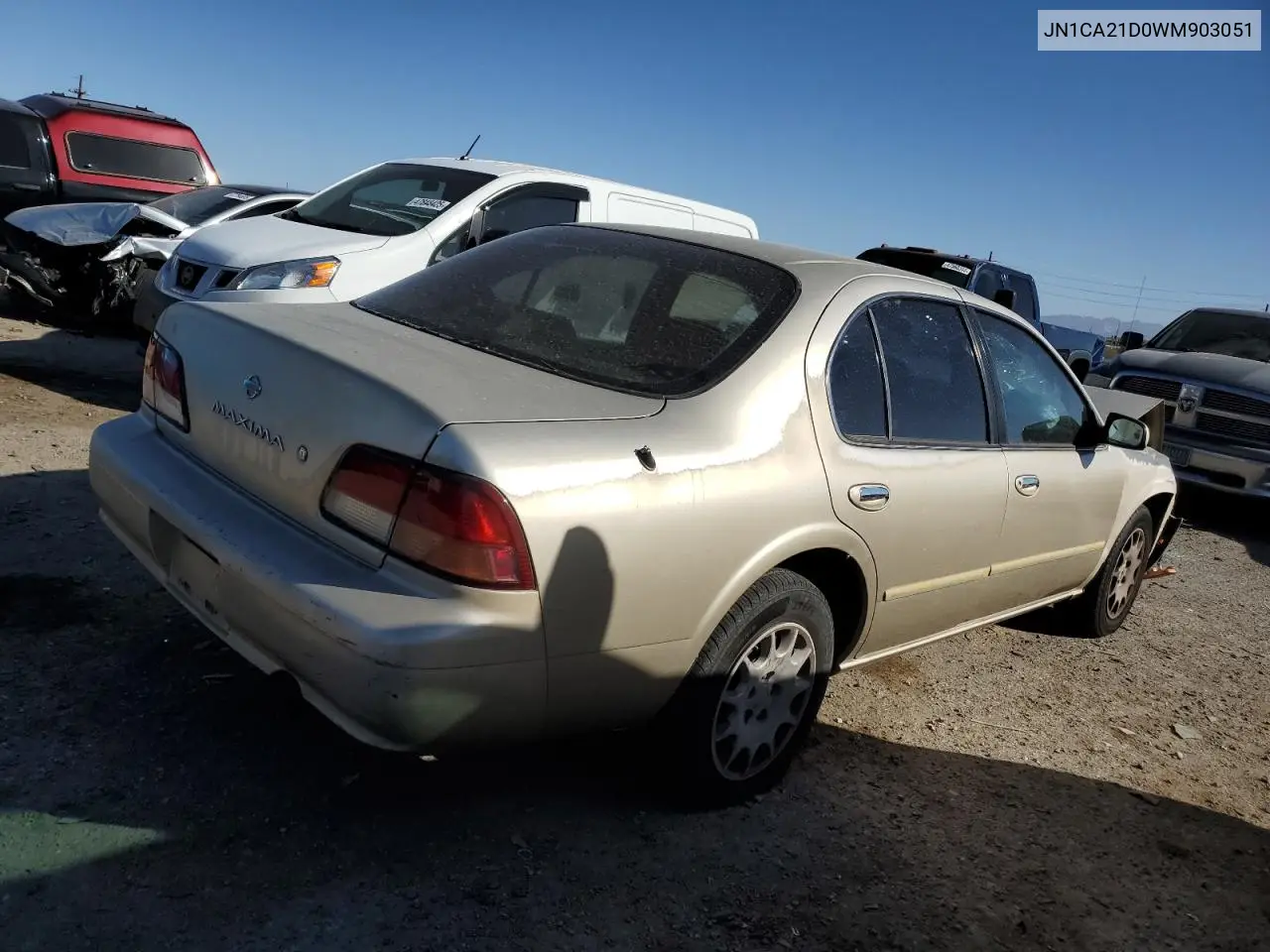 1998 Nissan Maxima Gle VIN: JN1CA21D0WM903051 Lot: 47821445