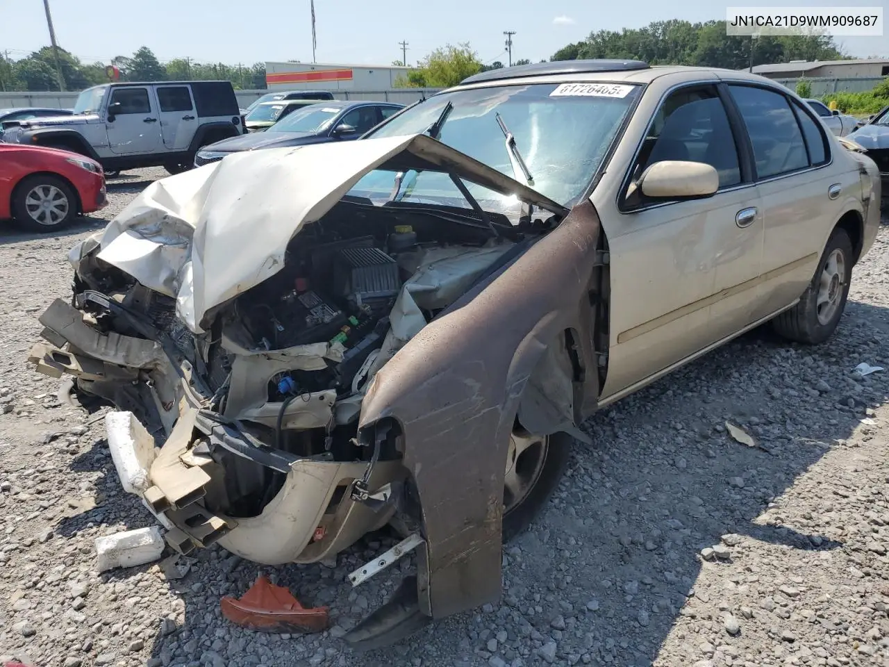 1998 Nissan Maxima Gle VIN: JN1CA21D9WM909687 Lot: 61726465