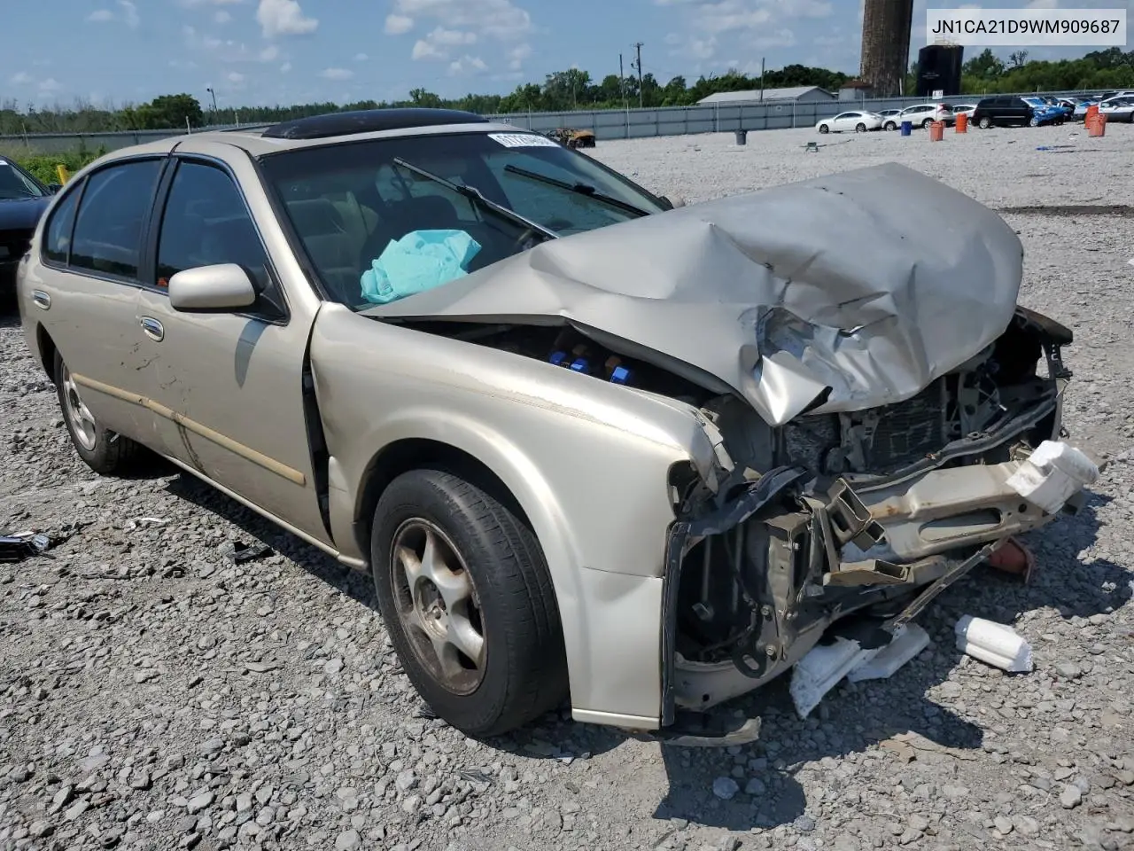 1998 Nissan Maxima Gle VIN: JN1CA21D9WM909687 Lot: 61726465