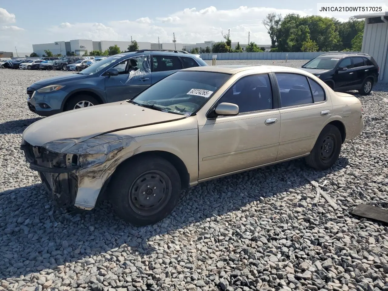 1998 Nissan Maxima Gle VIN: JN1CA21D0WT517025 Lot: 62724265
