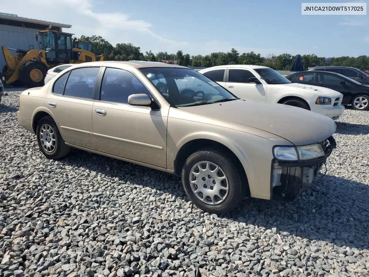 1998 Nissan Maxima Gle VIN: JN1CA21D0WT517025 Lot: 62724265