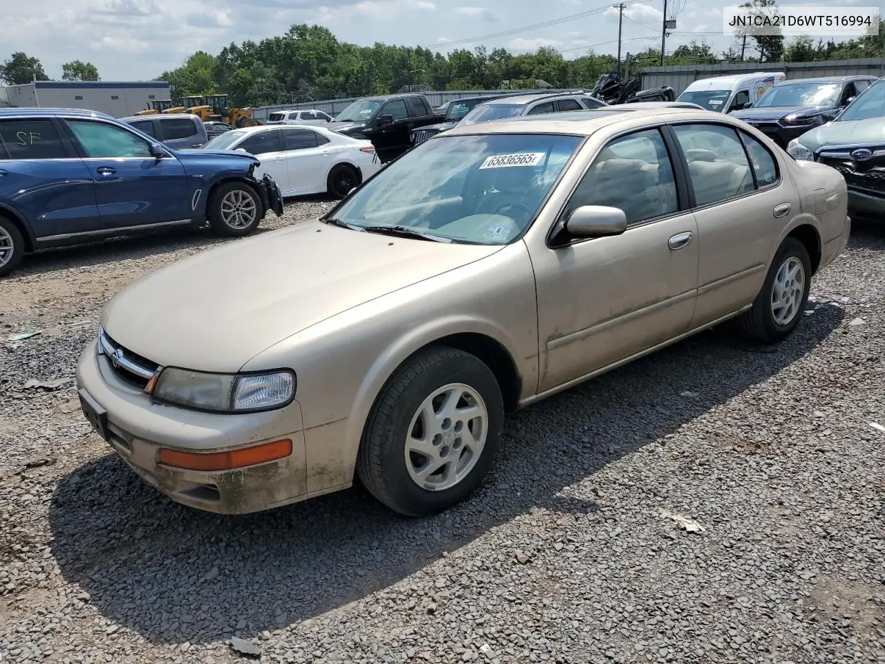 1998 Nissan Maxima Gle VIN: JN1CA21D6WT516994 Lot: 65836565