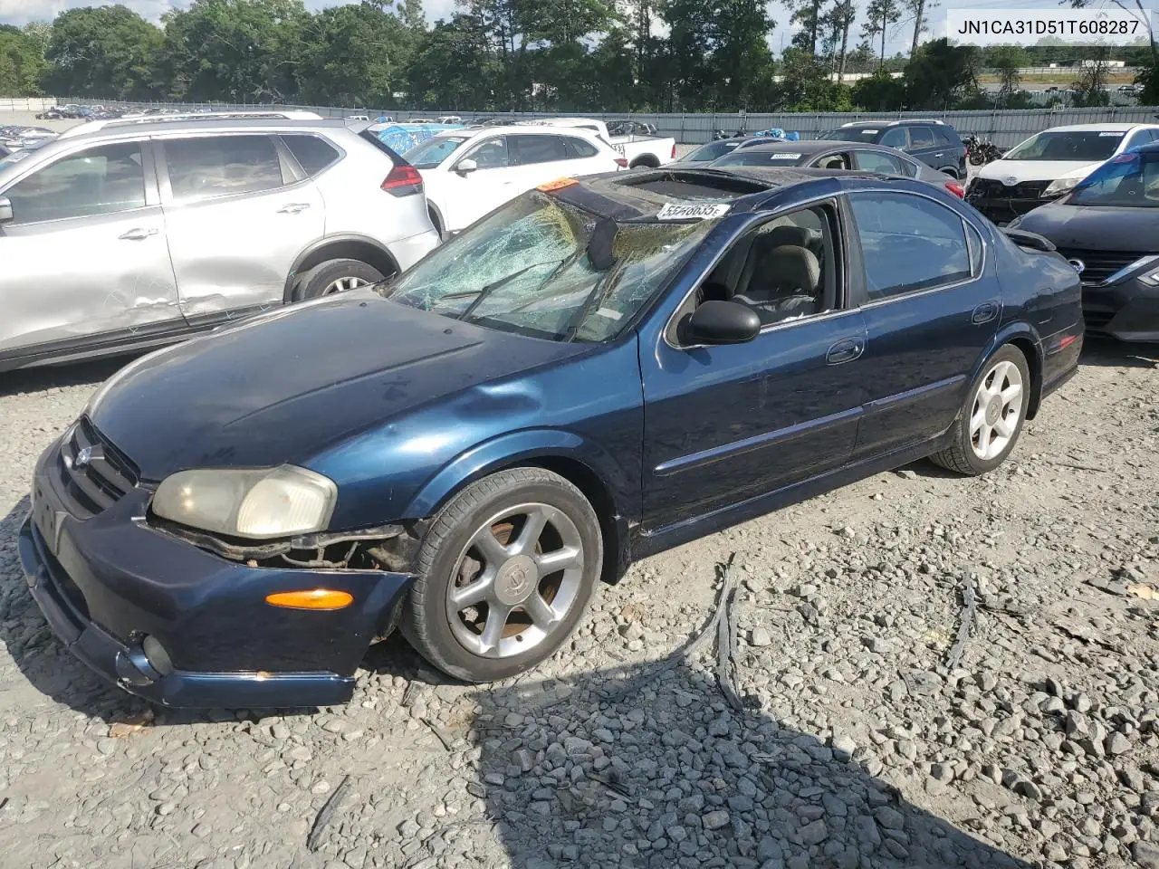 2001 Nissan Maxima Gxe VIN: JN1CA31D51T608287 Lot: 55118635
