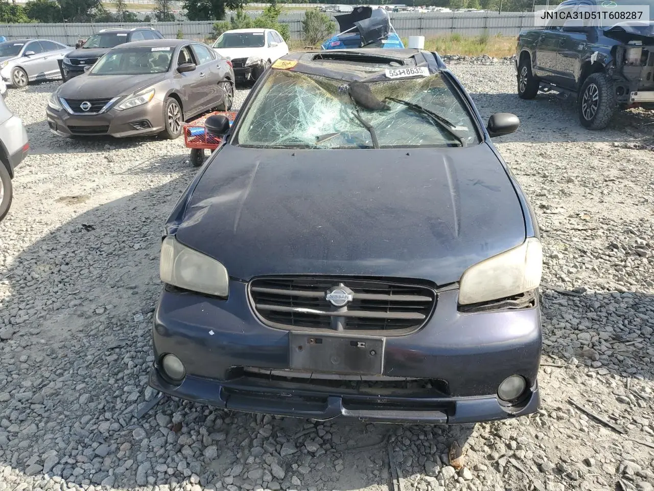 2001 Nissan Maxima Gxe VIN: JN1CA31D51T608287 Lot: 55118635