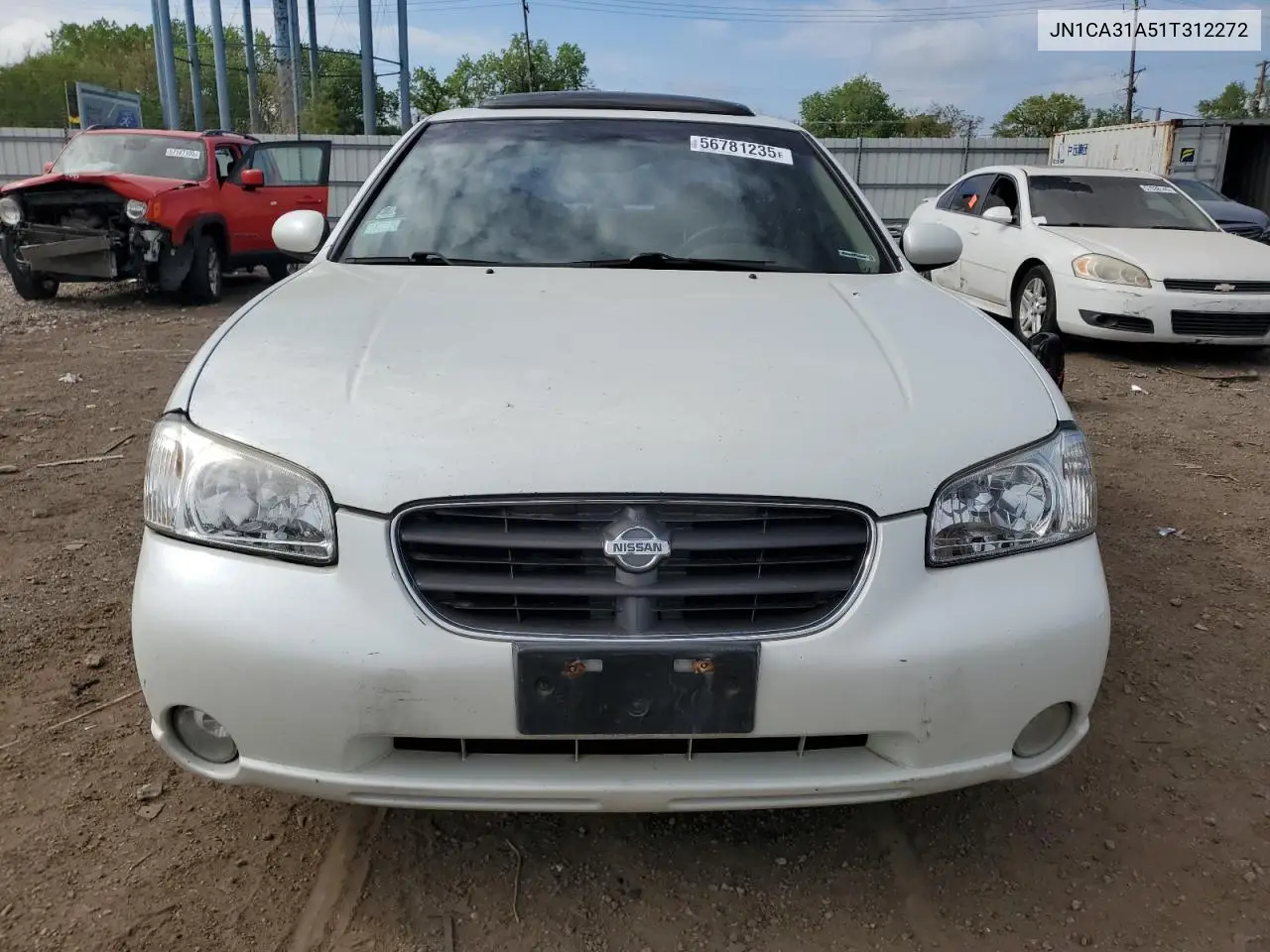 2001 Nissan Maxima Gxe VIN: JN1CA31A51T312272 Lot: 56781235