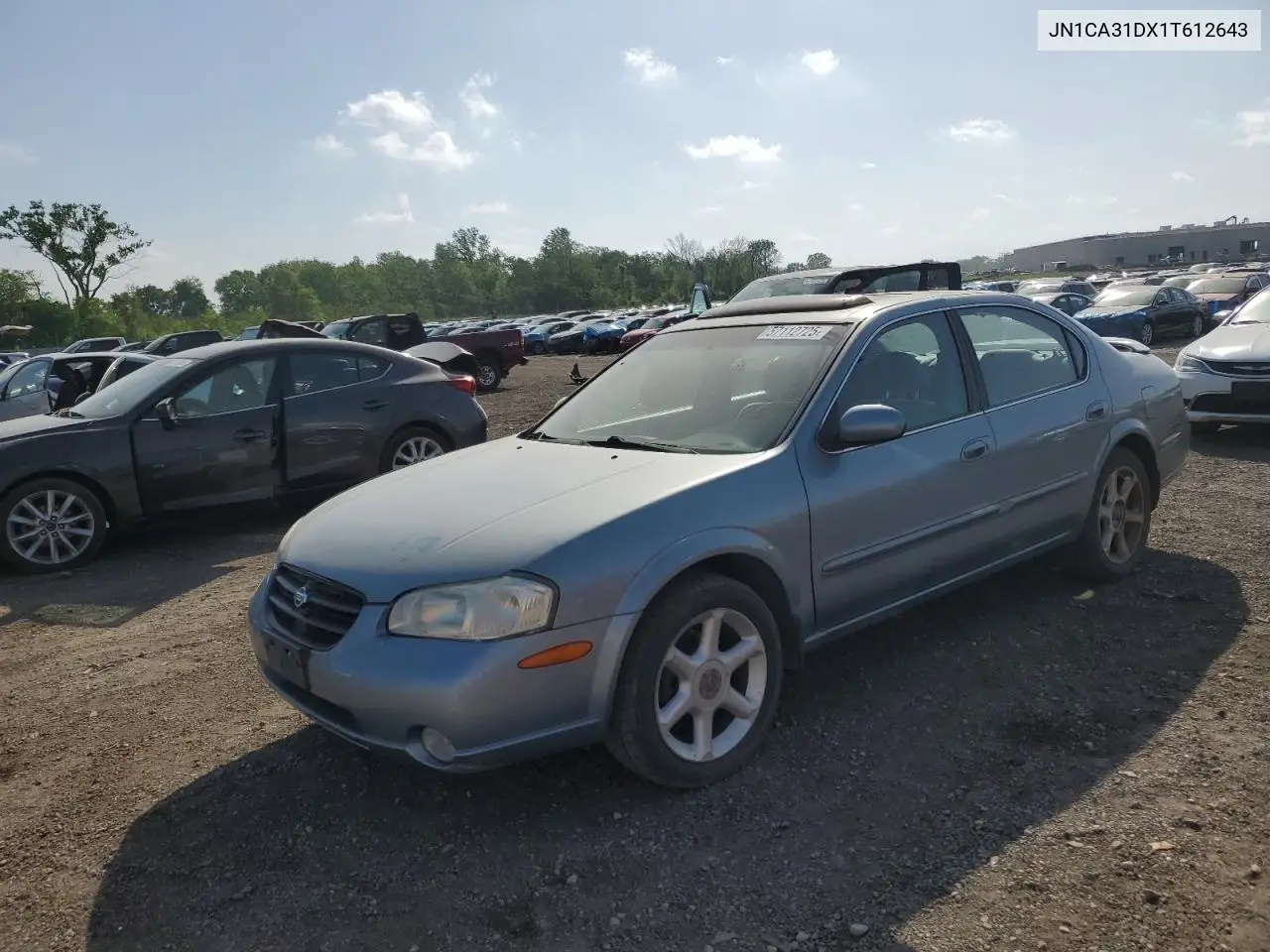 2001 Nissan Maxima Gxe VIN: JN1CA31DX1T612643 Lot: 57112725