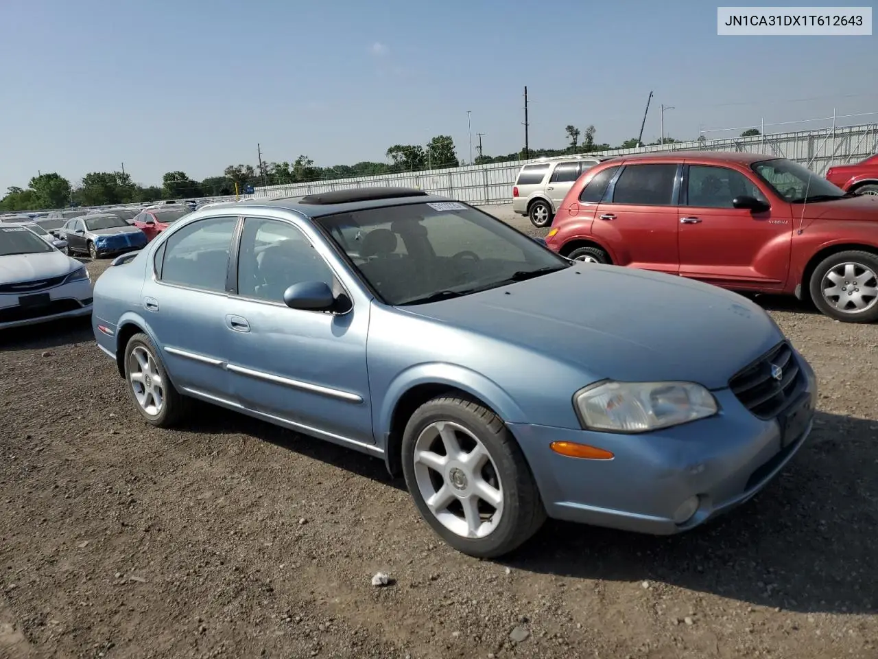 2001 Nissan Maxima Gxe VIN: JN1CA31DX1T612643 Lot: 57112725