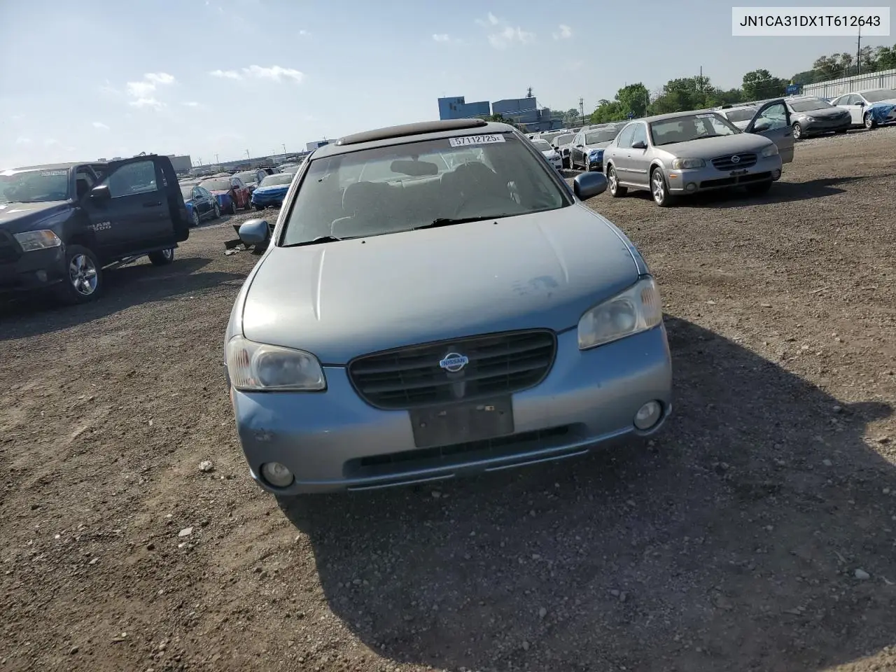 2001 Nissan Maxima Gxe VIN: JN1CA31DX1T612643 Lot: 57112725