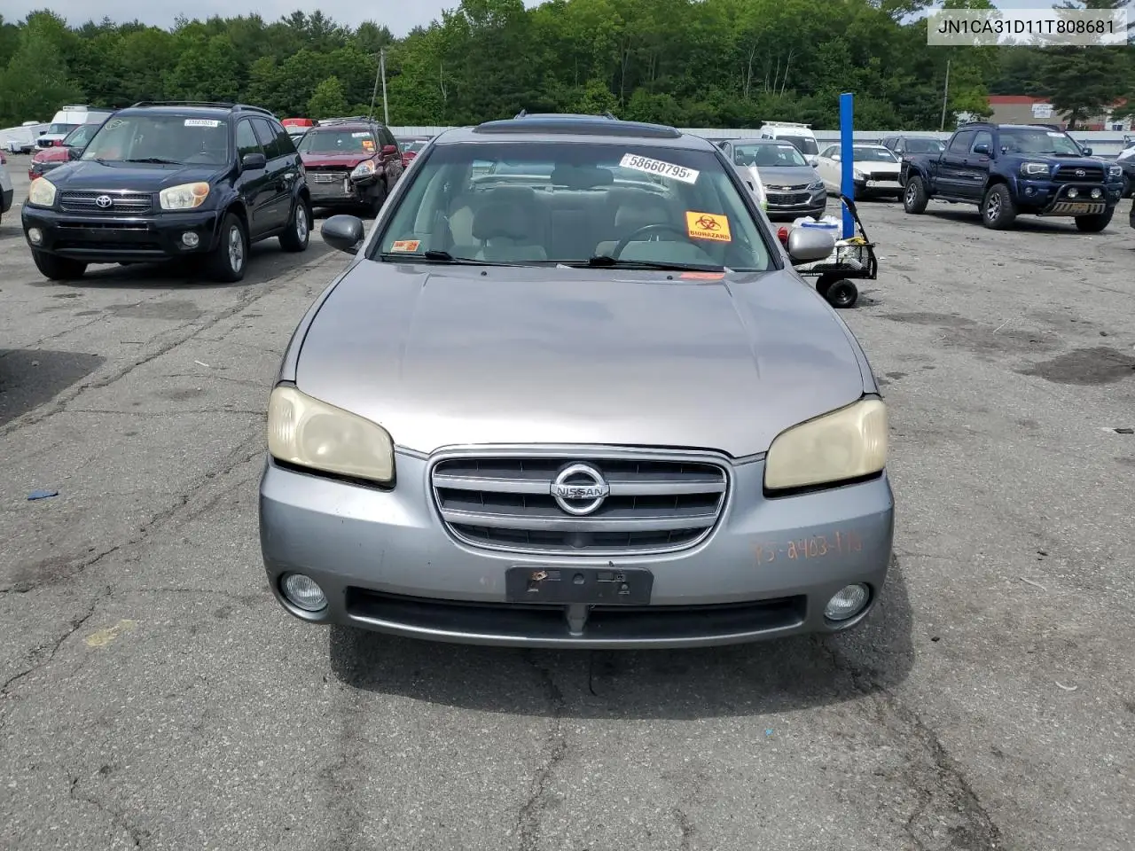 2001 Nissan Maxima Gxe VIN: JN1CA31D11T808681 Lot: 58660795