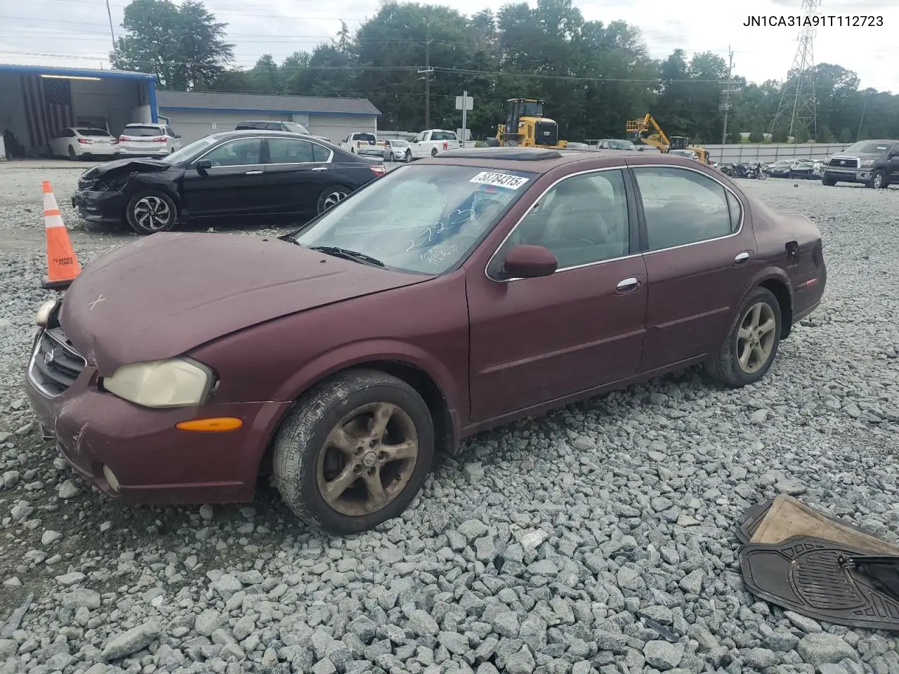 2001 Nissan Maxima Gxe VIN: JN1CA31A91T112723 Lot: 58784315