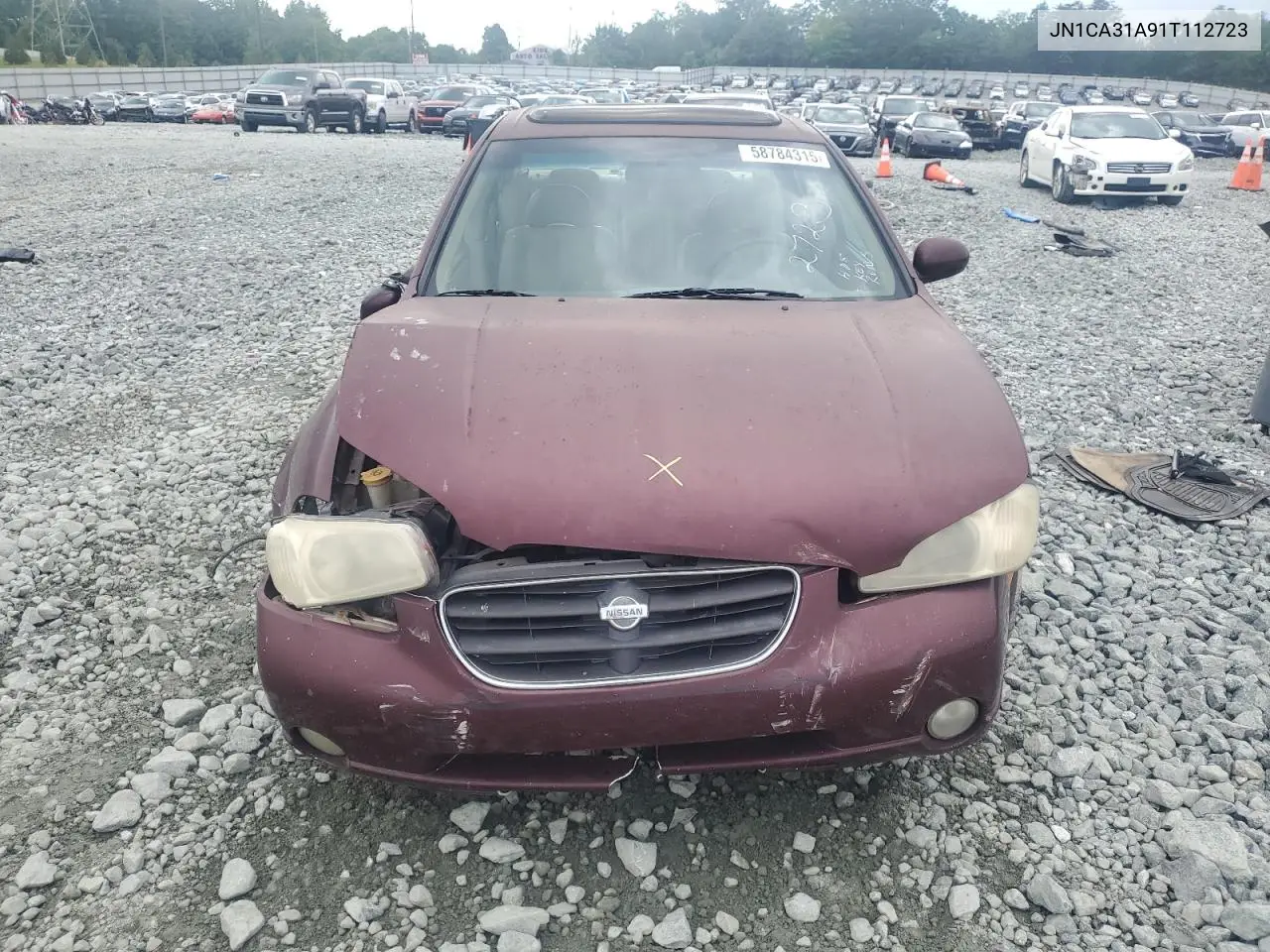 2001 Nissan Maxima Gxe VIN: JN1CA31A91T112723 Lot: 58784315