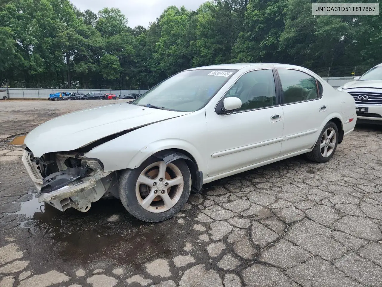 2001 Nissan Maxima Gxe VIN: JN1CA31D51T817867 Lot: 60524115