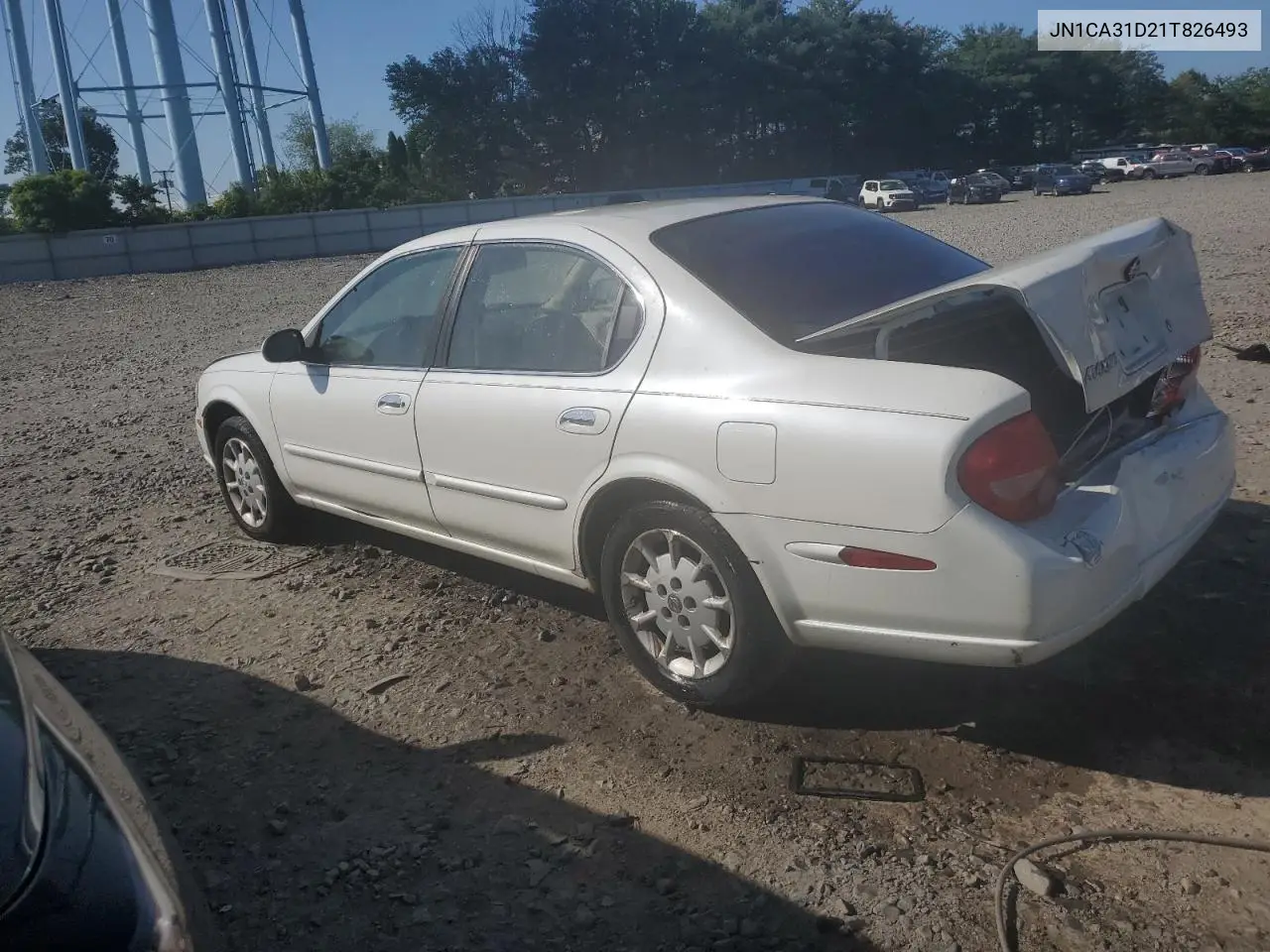 2001 Nissan Maxima Gxe VIN: JN1CA31D21T826493 Lot: 60648075