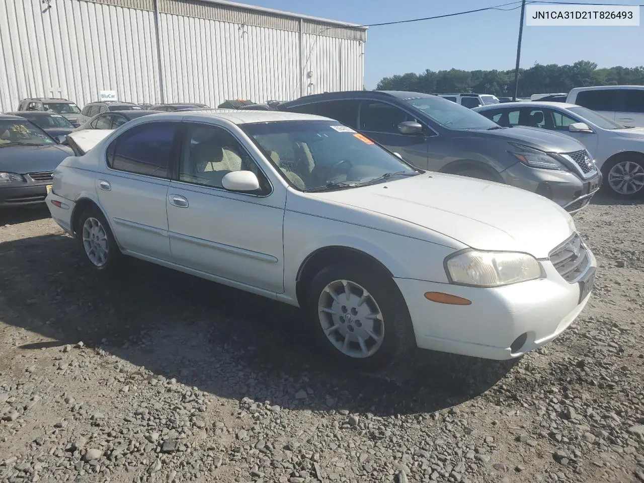 2001 Nissan Maxima Gxe VIN: JN1CA31D21T826493 Lot: 60648075