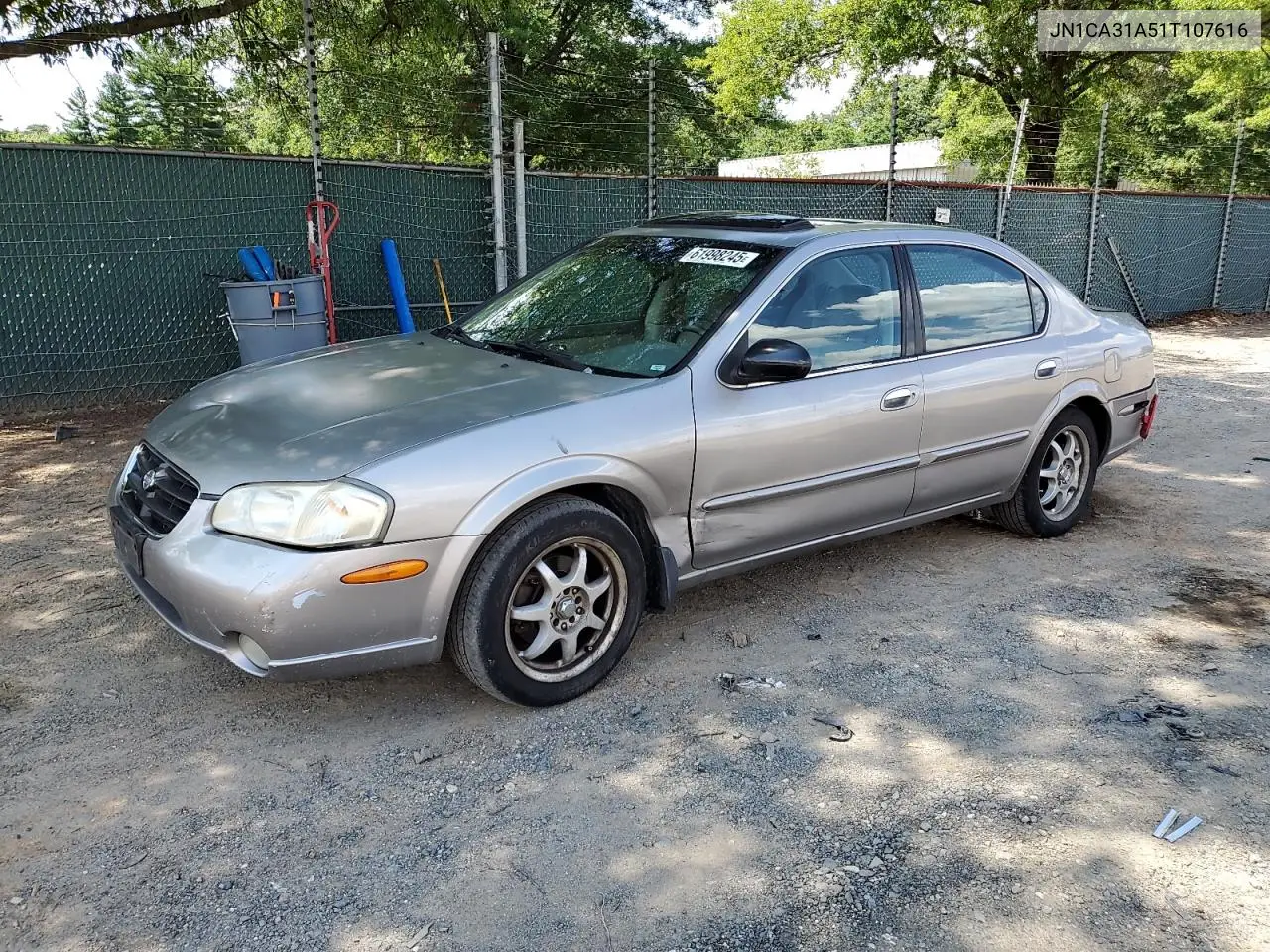 2001 Nissan Maxima Gxe VIN: JN1CA31A51T107616 Lot: 61998245