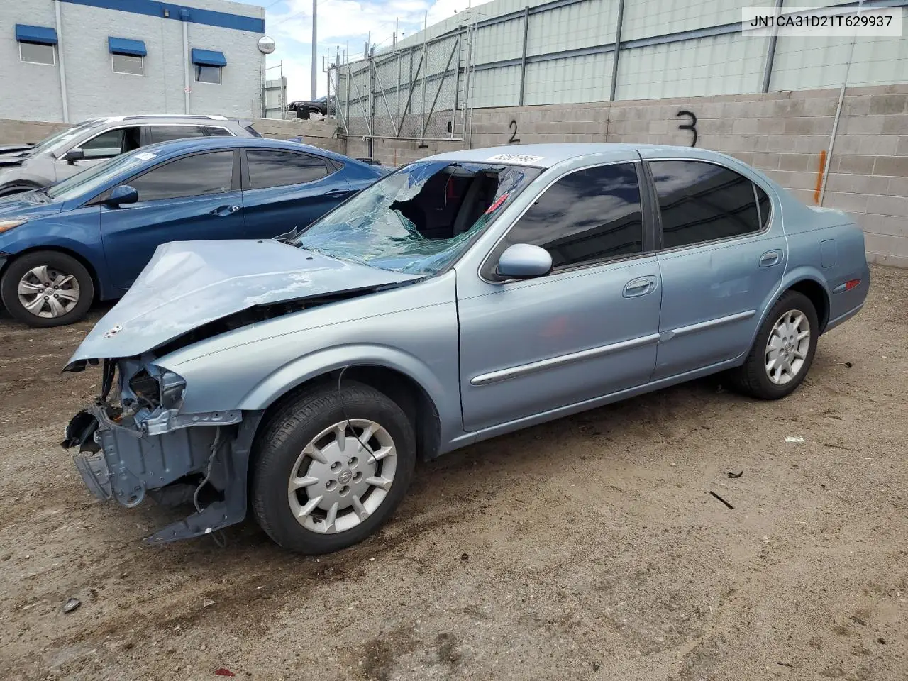 2001 Nissan Maxima Gxe VIN: JN1CA31D21T629937 Lot: 62501995