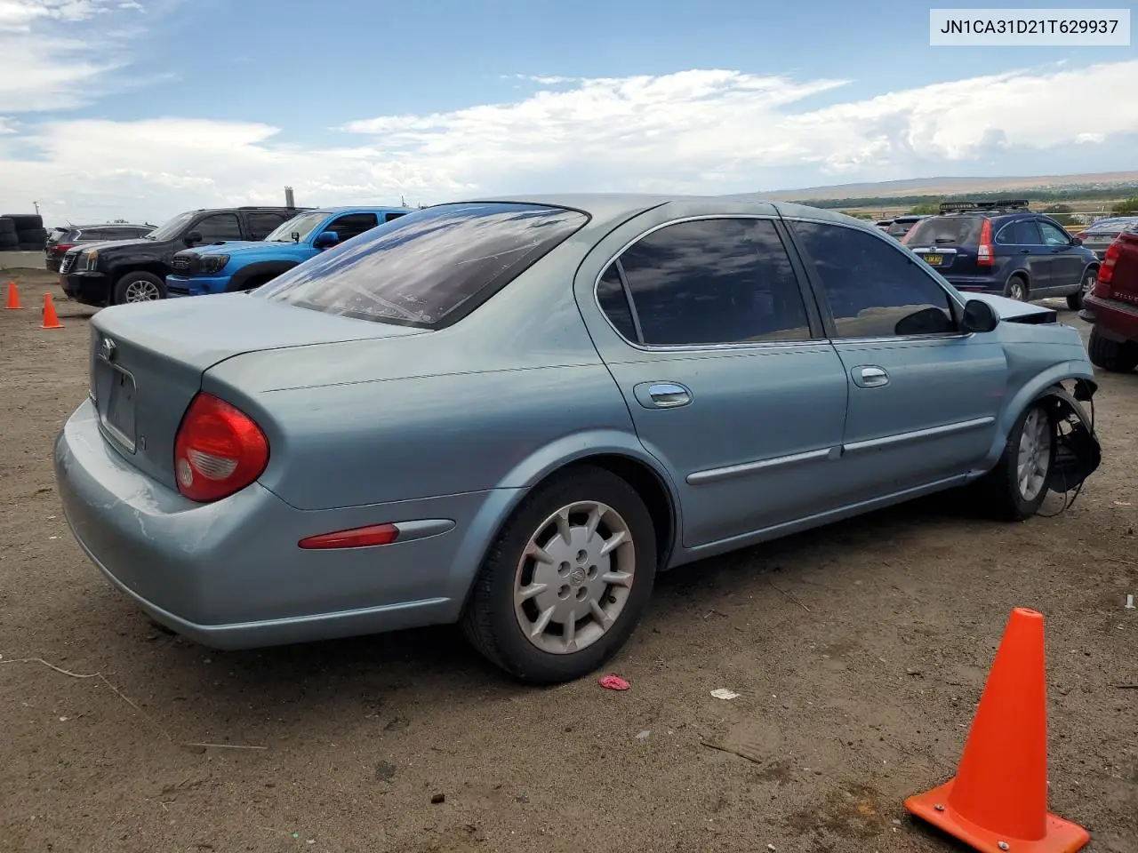 2001 Nissan Maxima Gxe VIN: JN1CA31D21T629937 Lot: 62501995