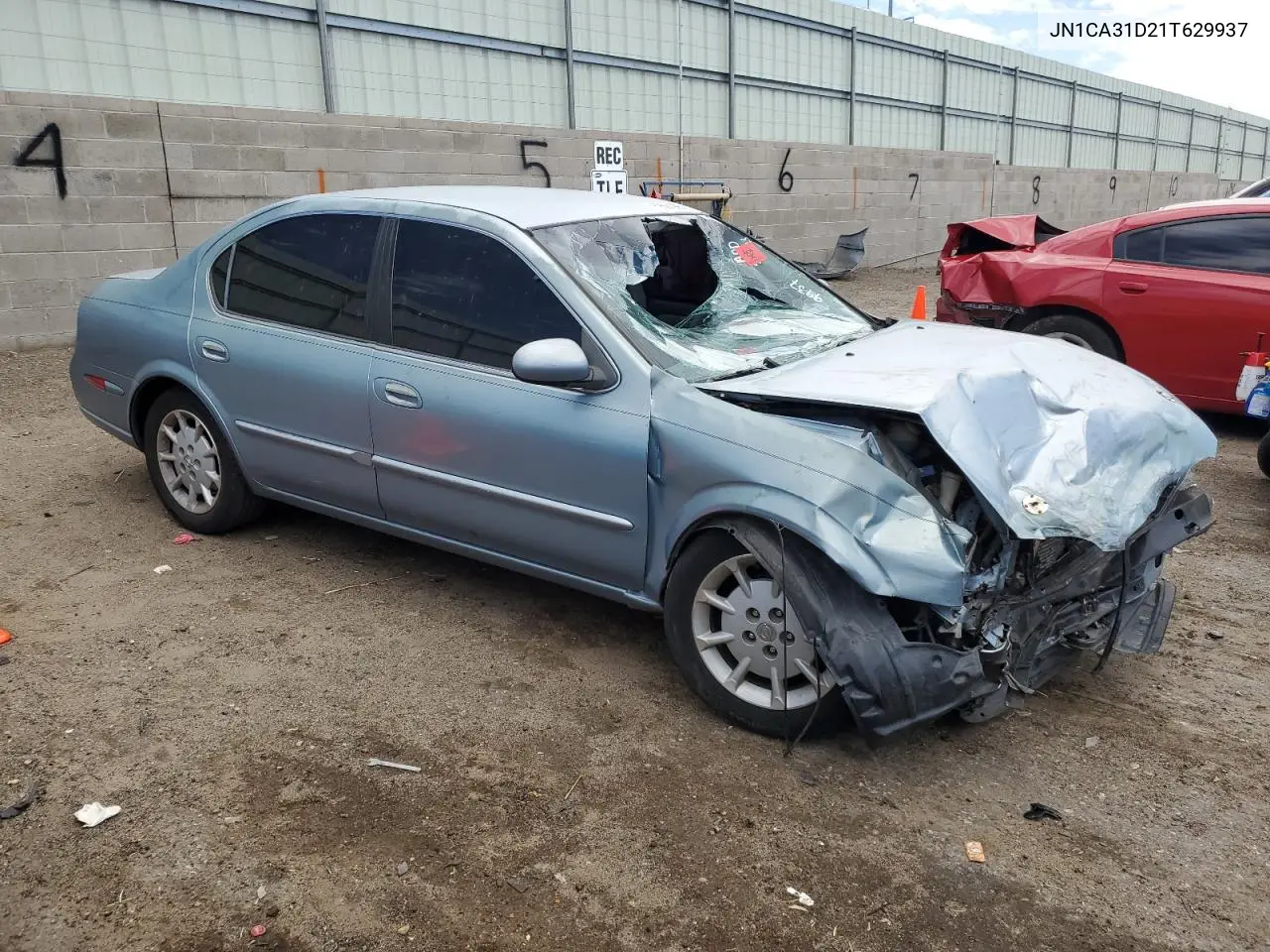 2001 Nissan Maxima Gxe VIN: JN1CA31D21T629937 Lot: 62501995