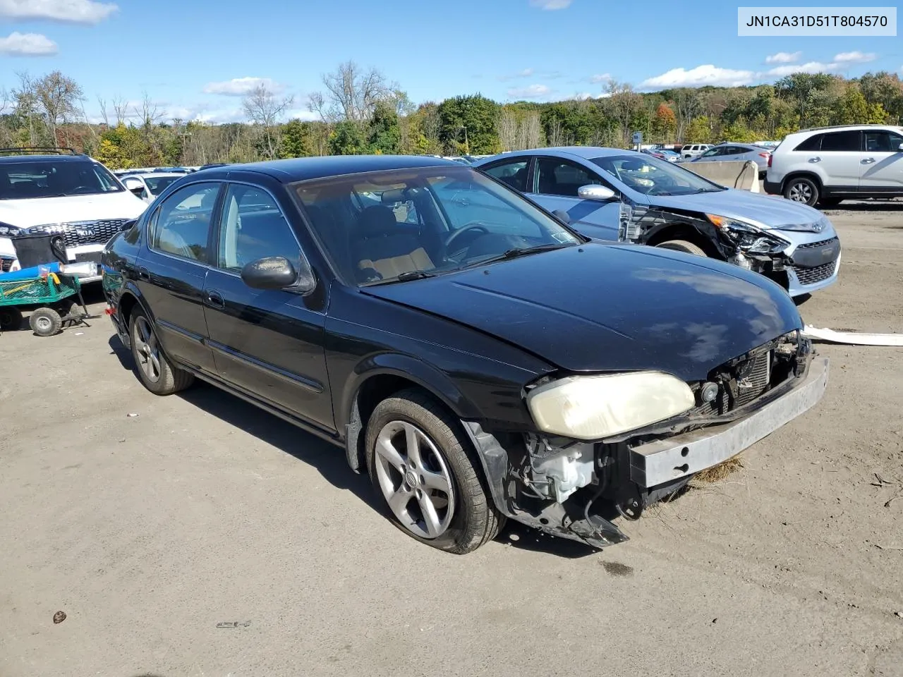 2001 Nissan Maxima Gxe VIN: JN1CA31D51T804570 Lot: 75412704